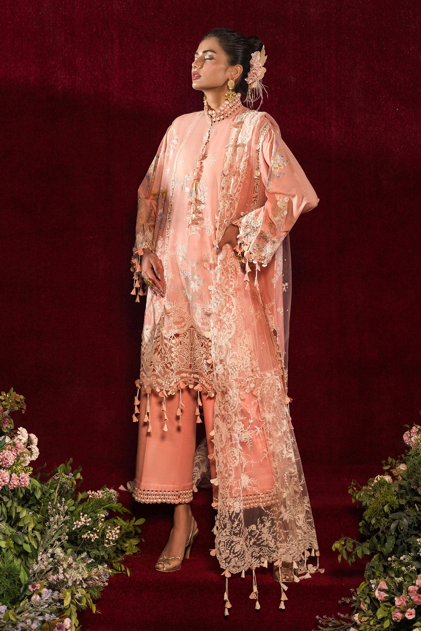 Sana Safinaz | Luxury Collection 24 | L241-007A-3CT - Official Sana Safinaz stockist in UK - Sakeena London
