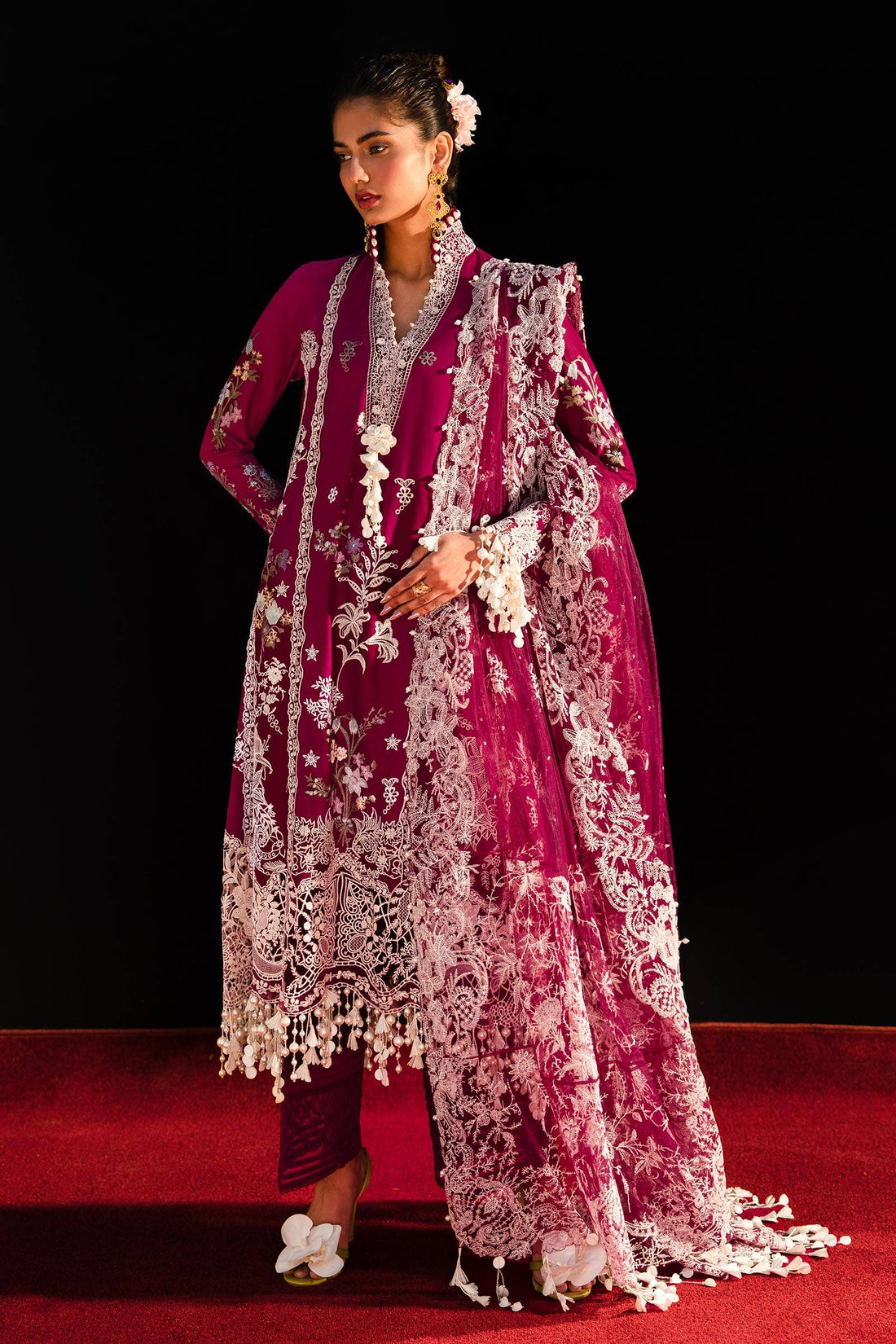 Sana Safinaz | Luxury Collection 24 | L241-007B-3CT - Official Sana Safinaz stockist in UK - Sakeena London