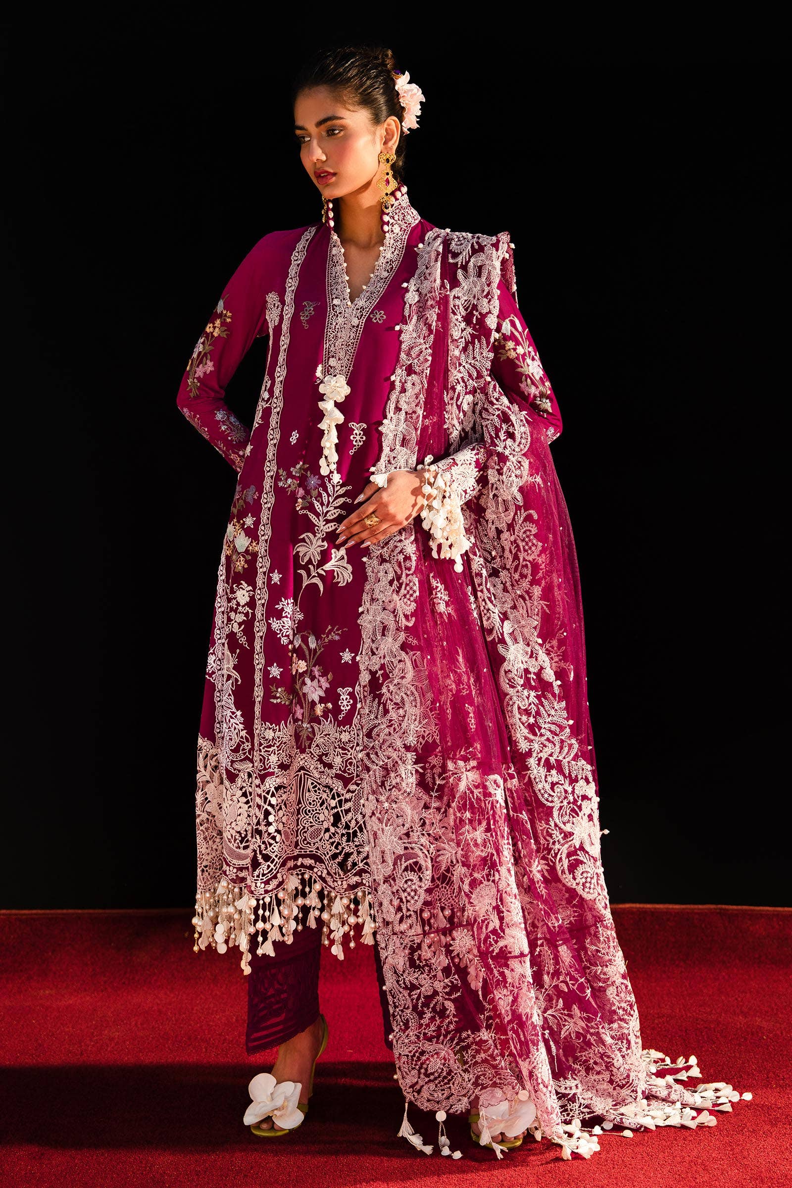 Sana Safinaz | Luxury Collection 24 | L241-007B-3CT - Official Sana Safinaz stockist in UK - Sakeena London