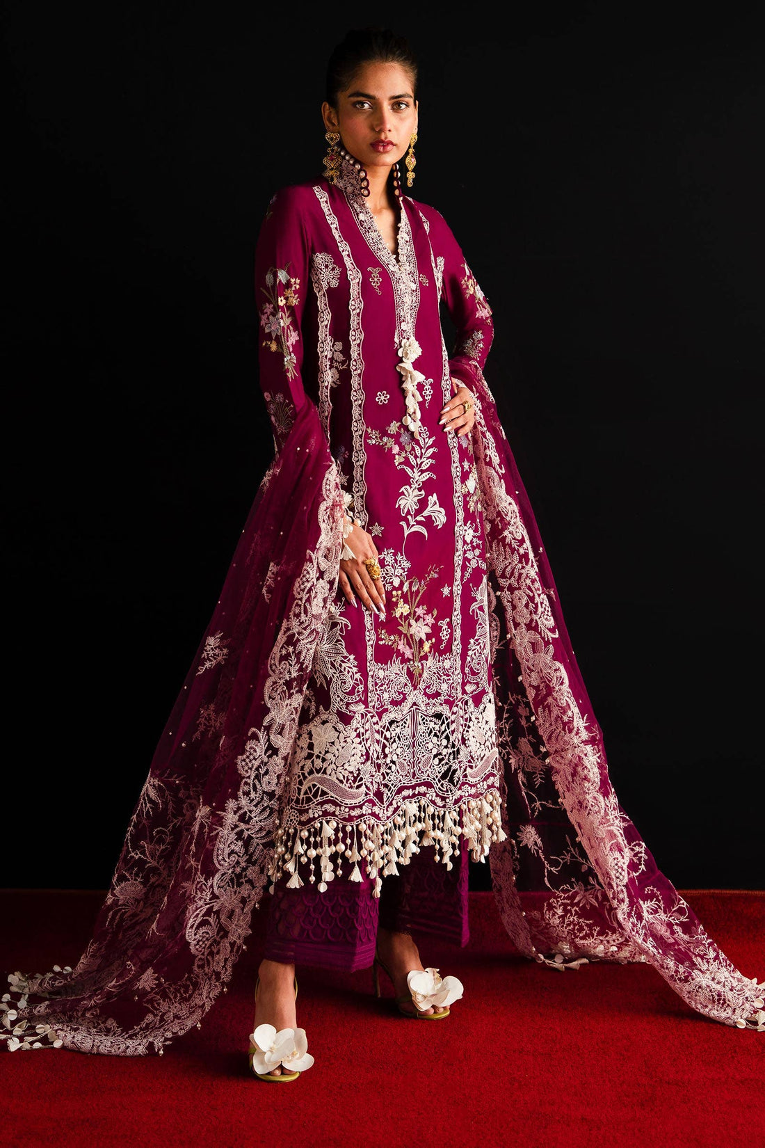Sana Safinaz | Luxury Collection 24 | L241-007B-3CT - Official Sana Safinaz stockist in UK - Sakeena London