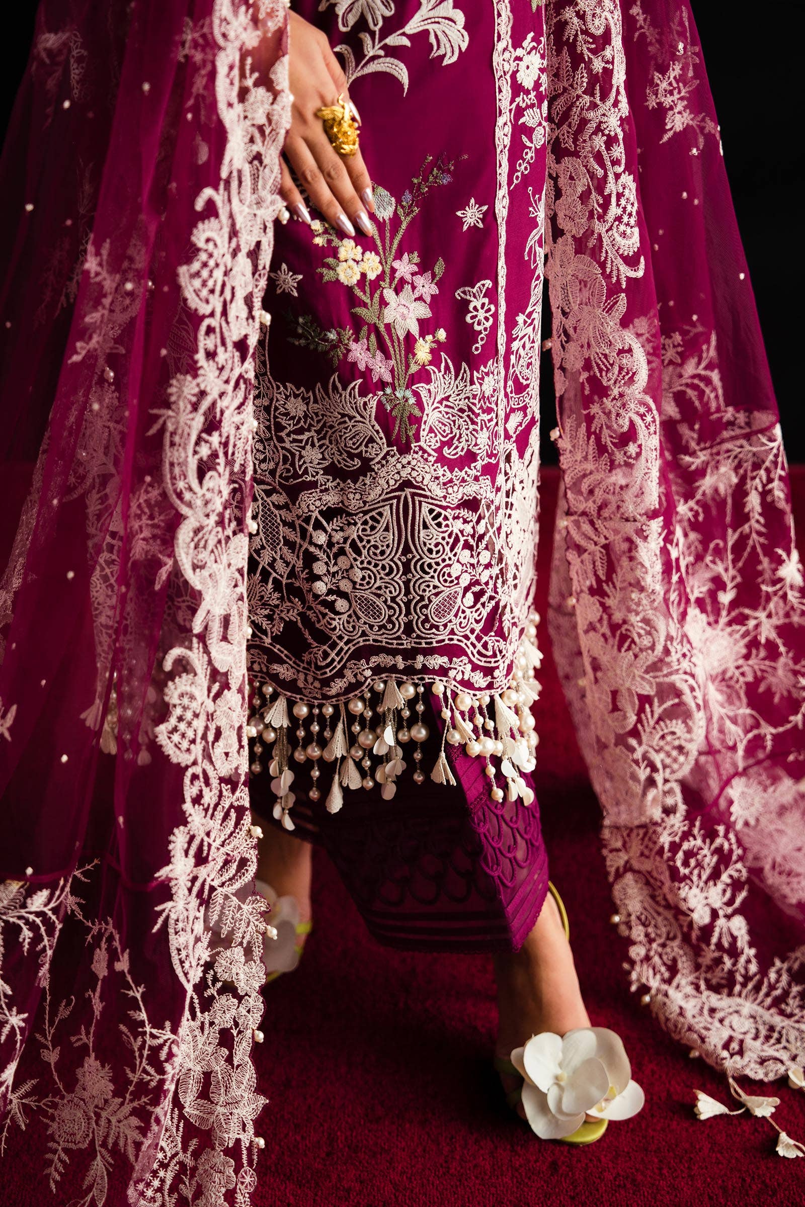 Sana Safinaz | Luxury Collection 24 | L241-007B-3CT - Official Sana Safinaz stockist in UK - Sakeena London