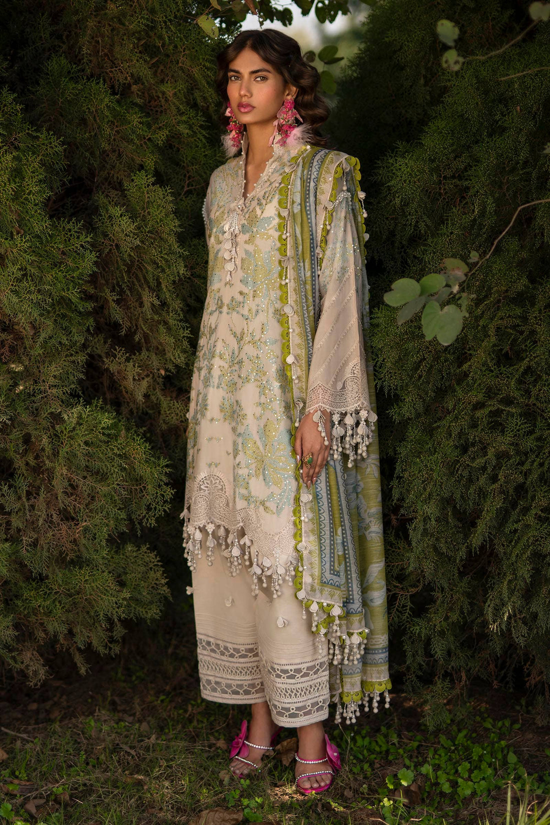 Sana Safinaz | Luxury Collection 24 | L241-008A-3CV - Official Sana Safinaz stockist in UK - Sakeena London