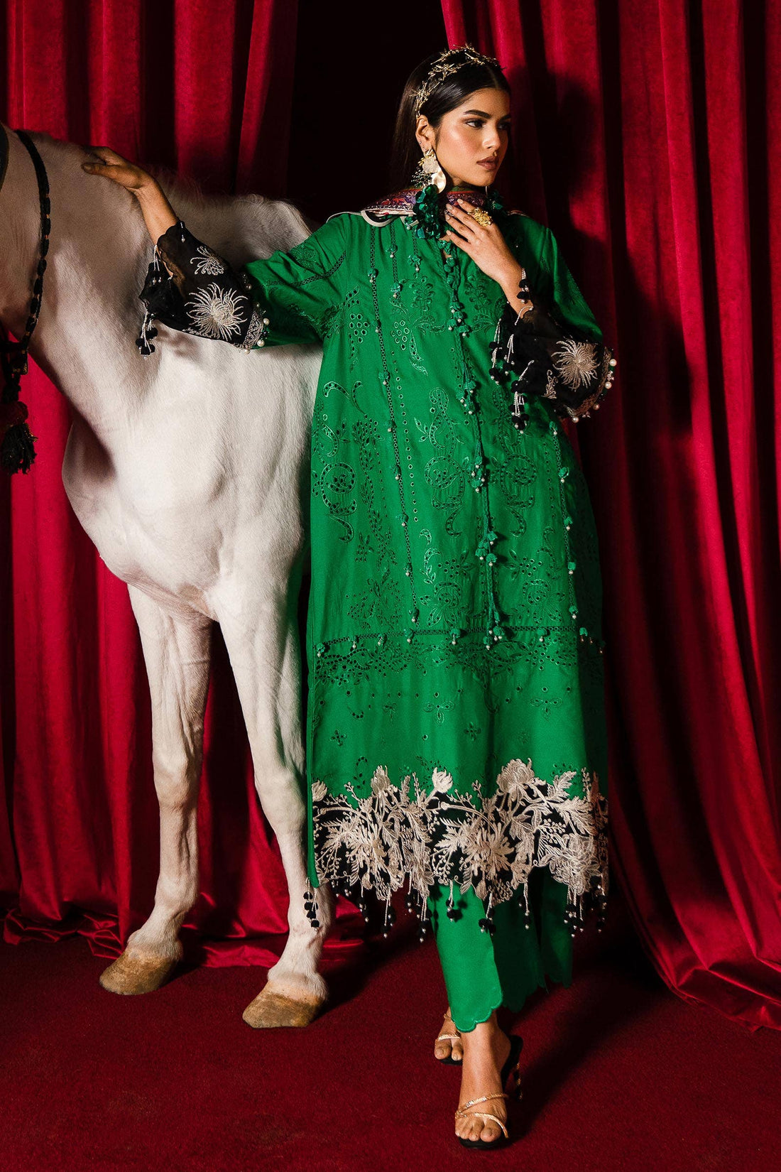 Sana Safinaz | Luxury Collection 24 | L241-001B-3CL - Official Sana Safinaz stockist in UK - Sakeena London