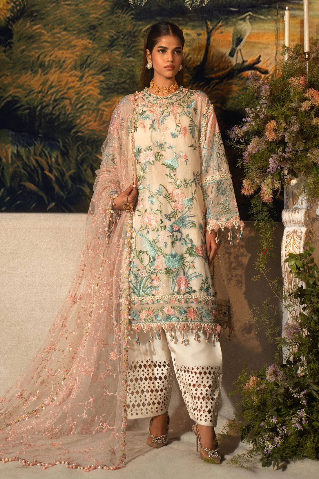 Sana Safinaz | Luxury Collection 24 | L241-009B-3CT - Official Sana Safinaz stockist in UK - Sakeena London