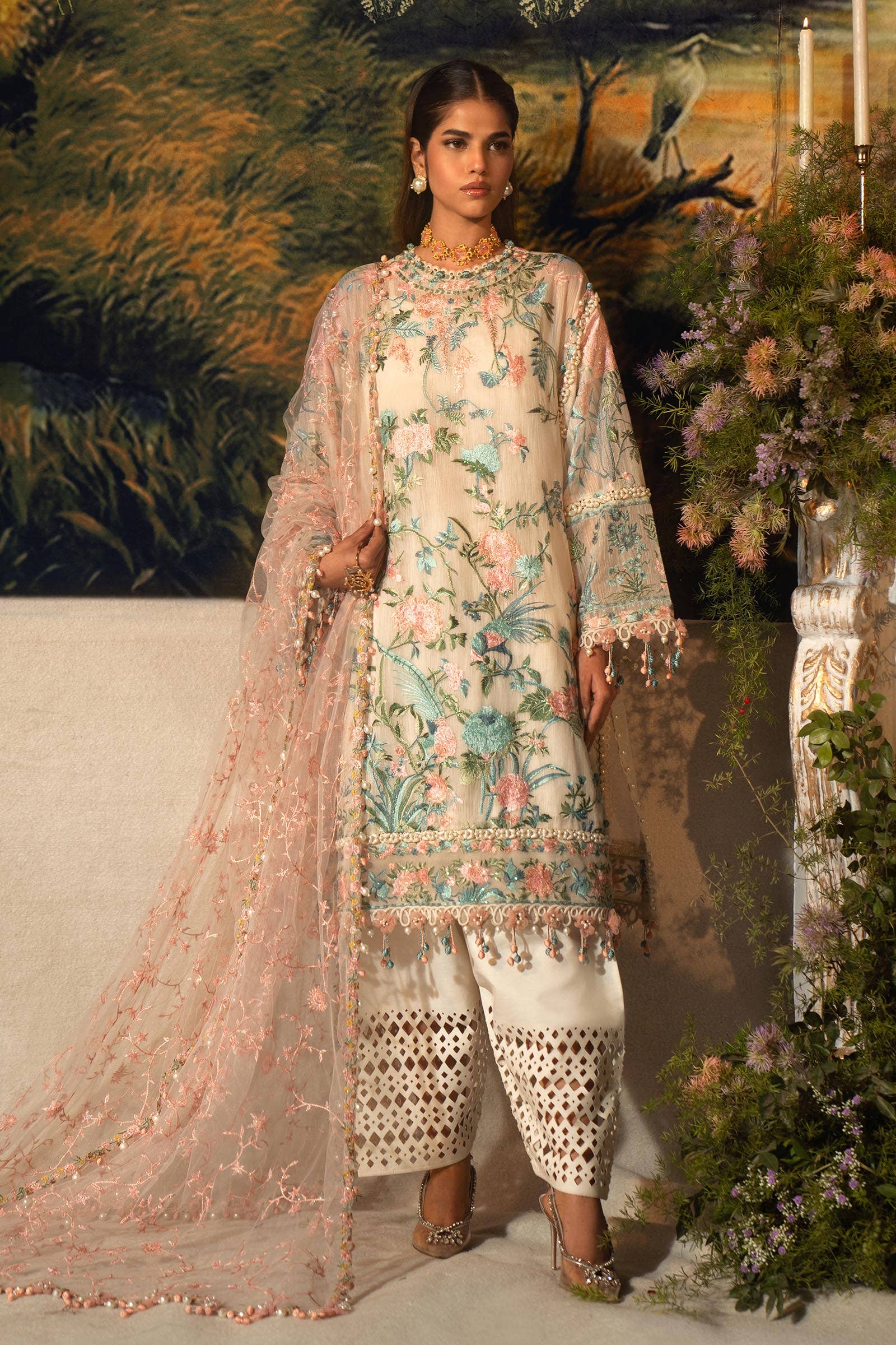 Sana Safinaz | Luxury Collection 24 | L241-009B-3CT - Official Sana Safinaz stockist in UK - Sakeena London