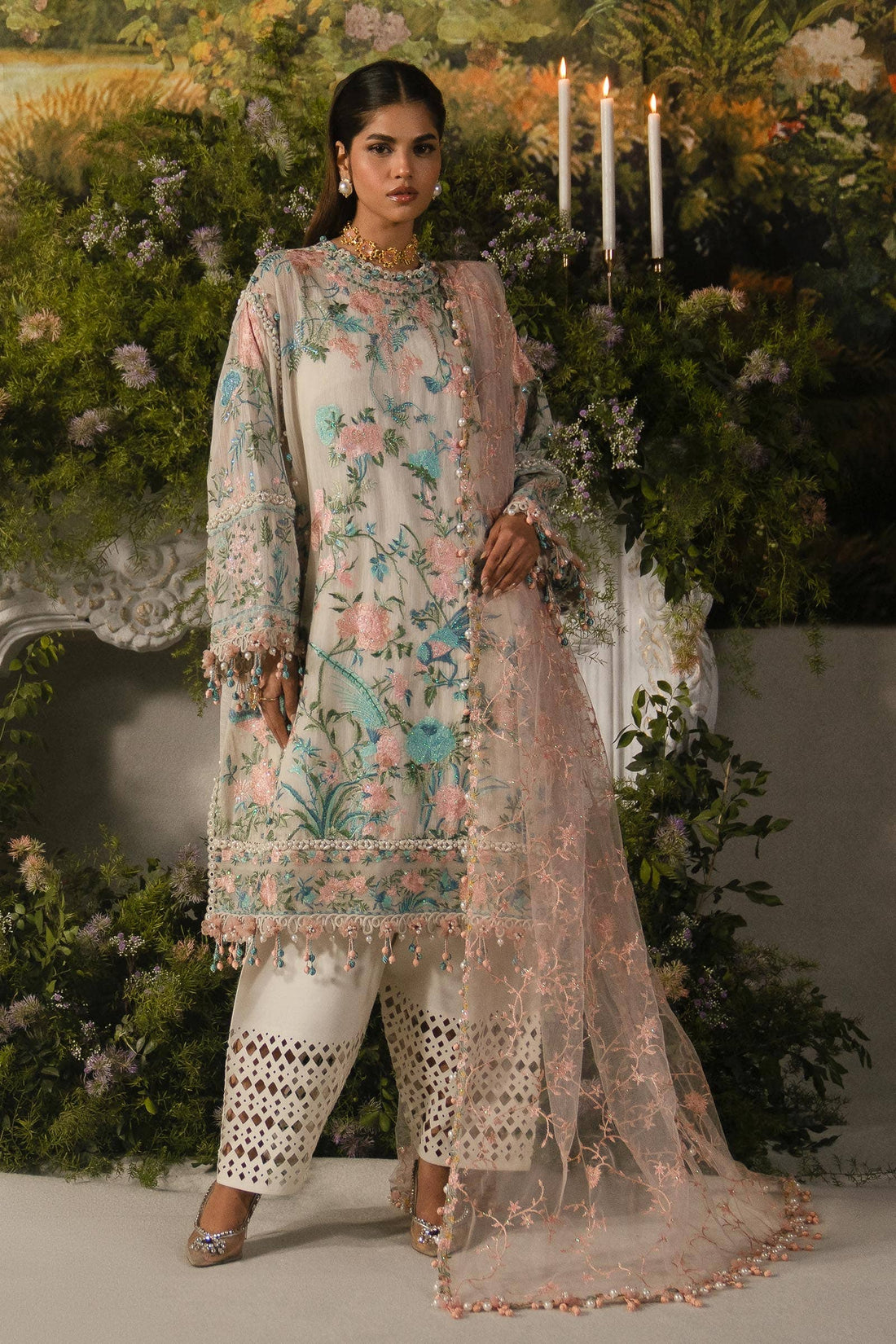 Sana Safinaz | Luxury Collection 24 | L241-009B-3CT - Official Sana Safinaz stockist in UK - Sakeena London
