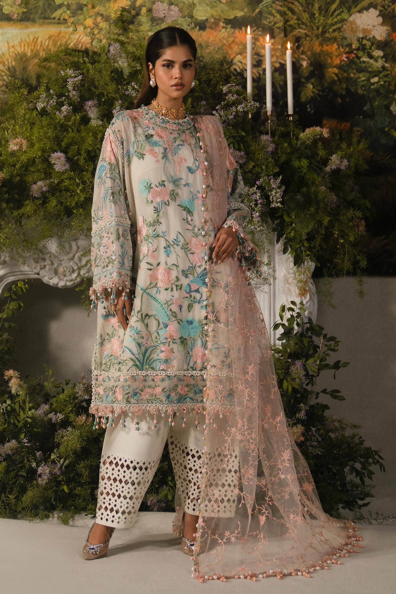 Sana Safinaz | Luxury Collection 24 | L241-009B-3CT - Official Sana Safinaz stockist in UK - Sakeena London