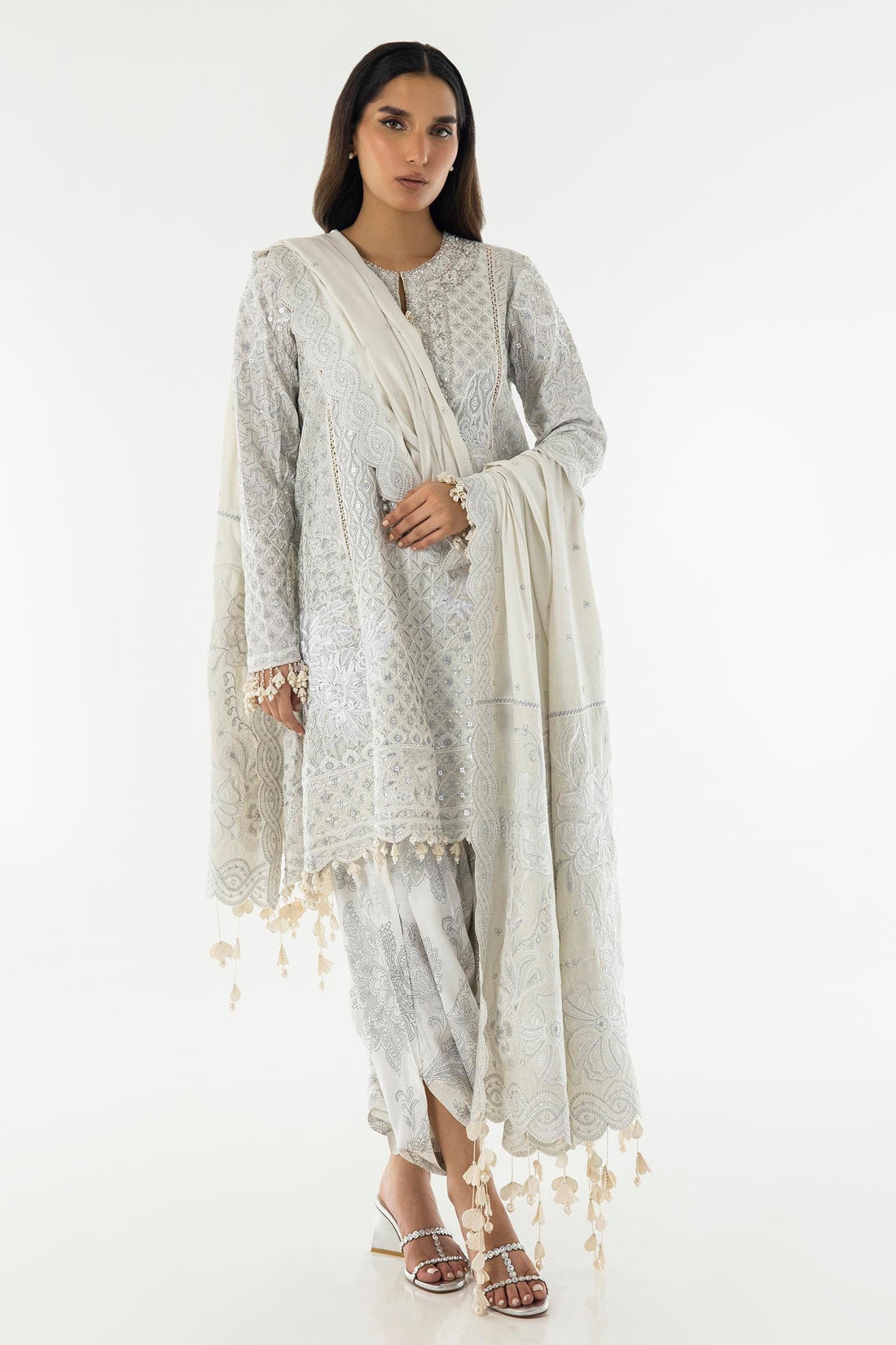 Sana Safinaz | Luxury Pret | SS24FOR246P3 - Official Sana Safinaz stockist in UK - Sakeena London
