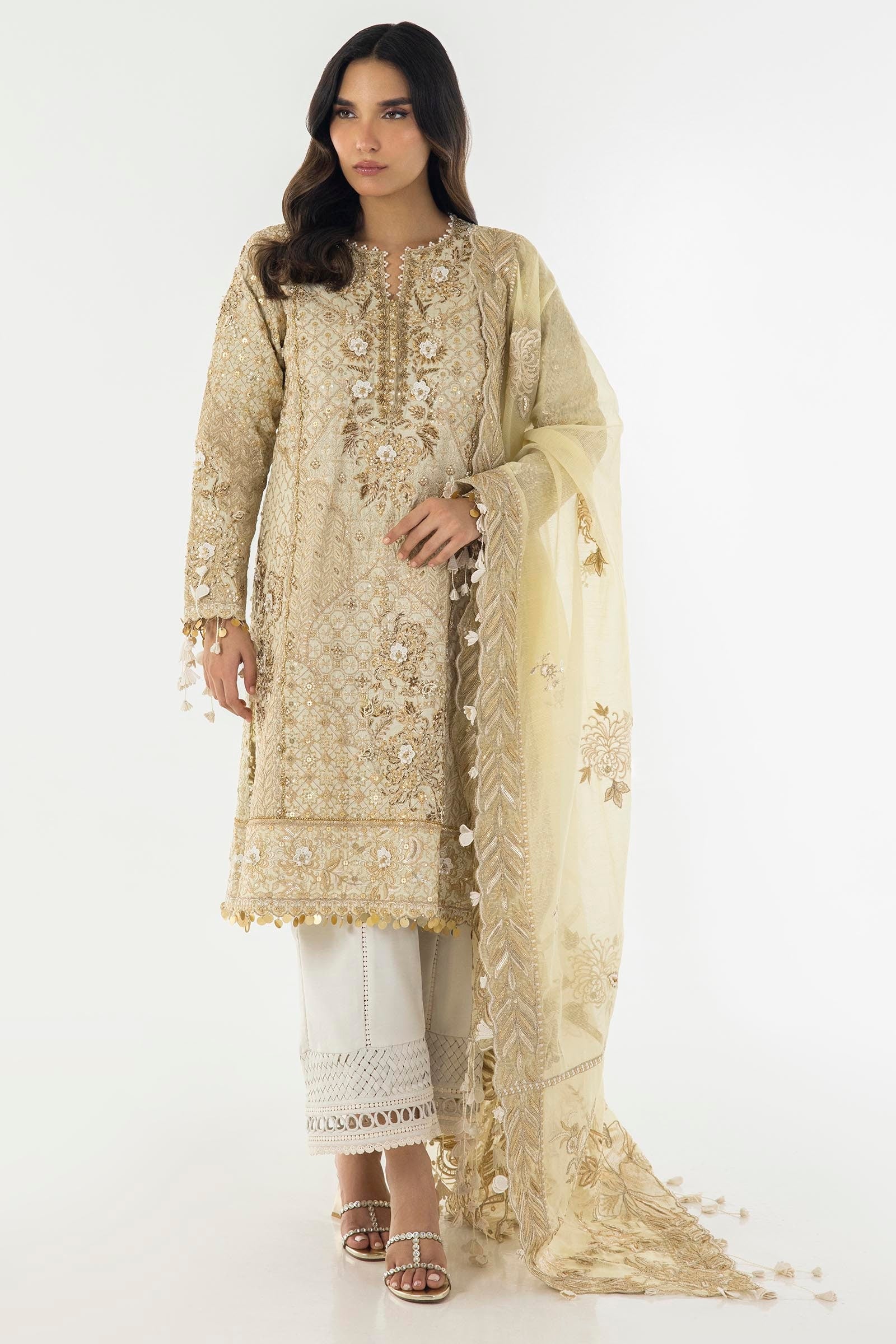 Sana Safinaz | Luxury Pret | SS24FOR251P3 - Official Sana Safinaz stockist in UK - Sakeena London