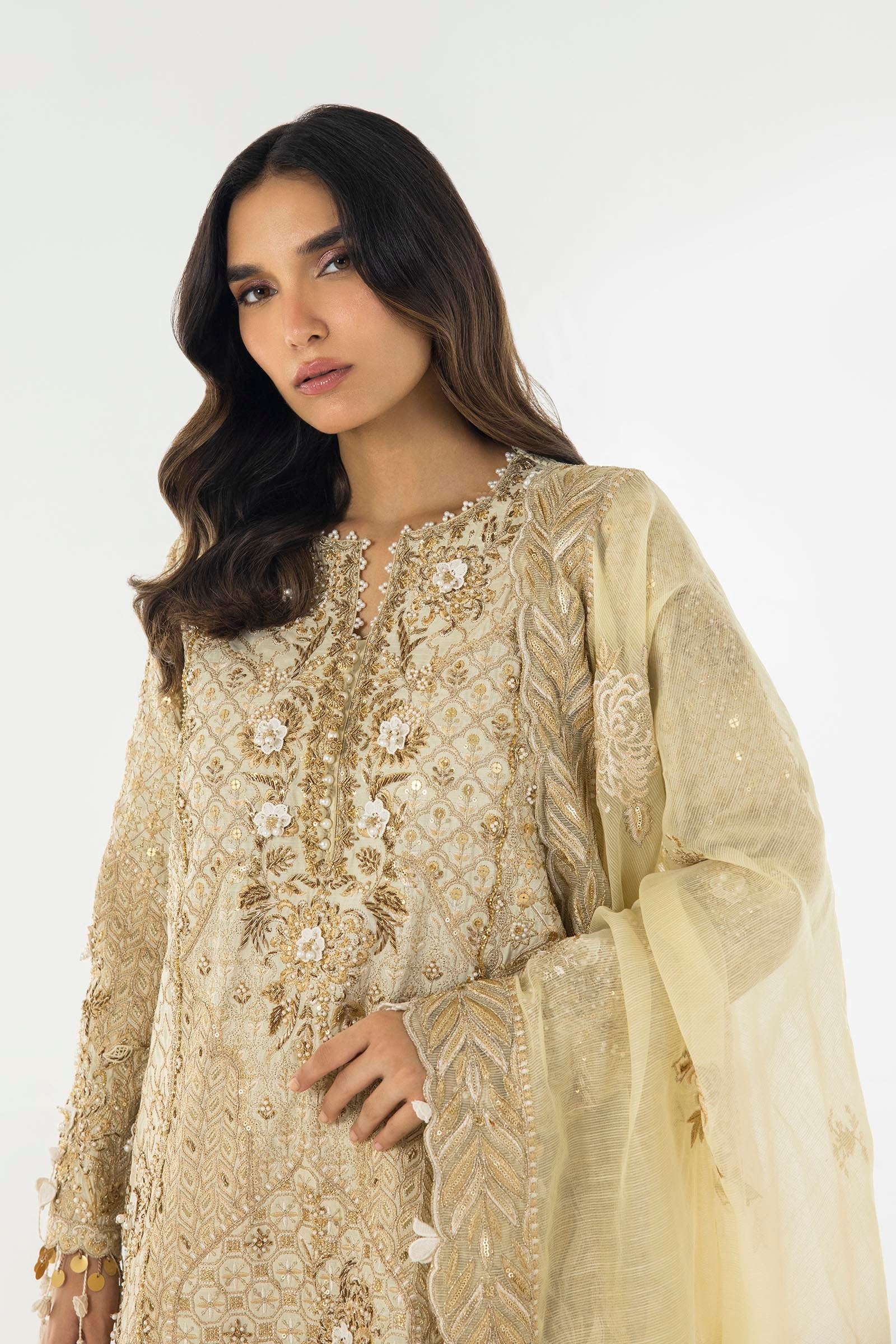 Sana Safinaz | Luxury Pret | SS24FOR251P3 - Official Sana Safinaz stockist in UK - Sakeena London