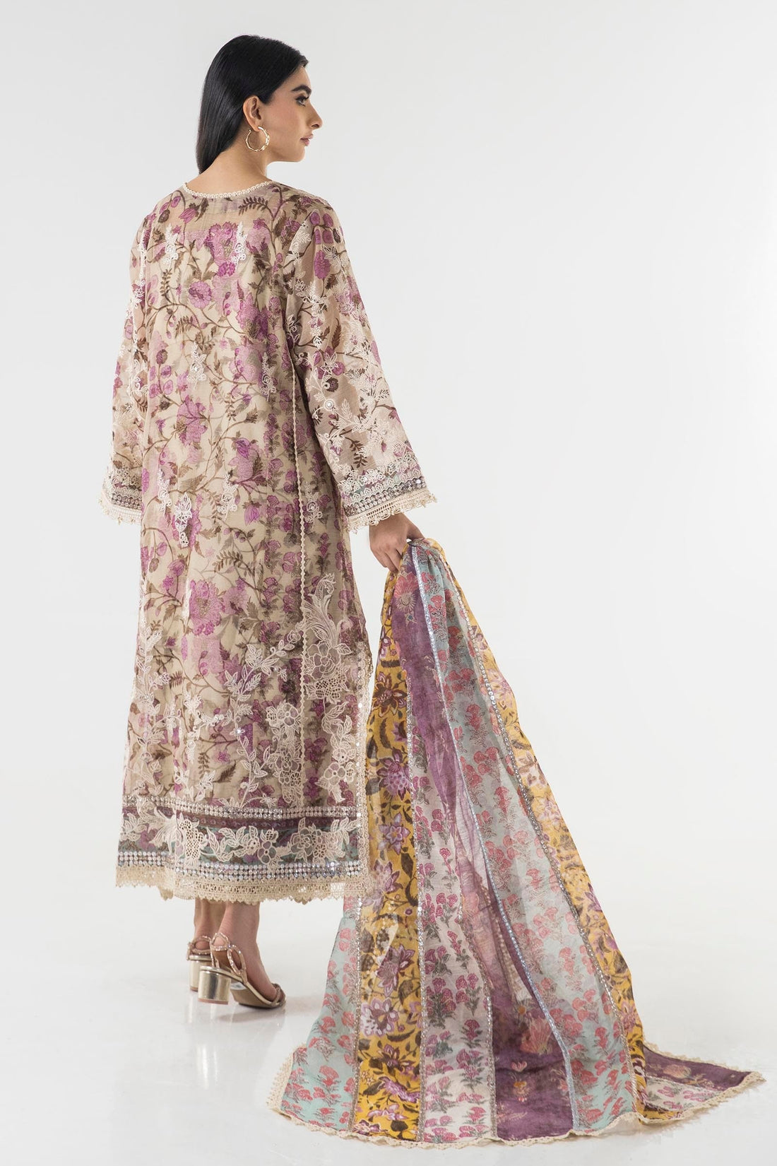 Sana Safinaz | Luxury Pret | SS24FOR233P3 - Official Sana Safinaz stockist in UK - Sakeena London