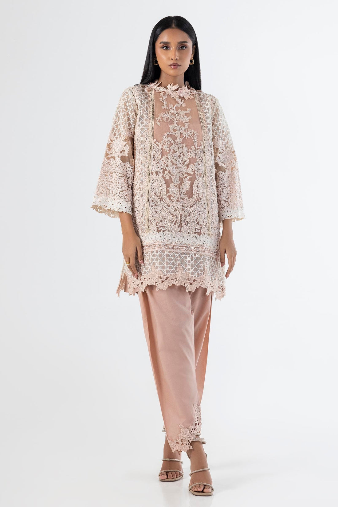Sana Safinaz | Luxury Pret | SS24FOR254P2T - Official Sana Safinaz stockist in UK - Sakeena London