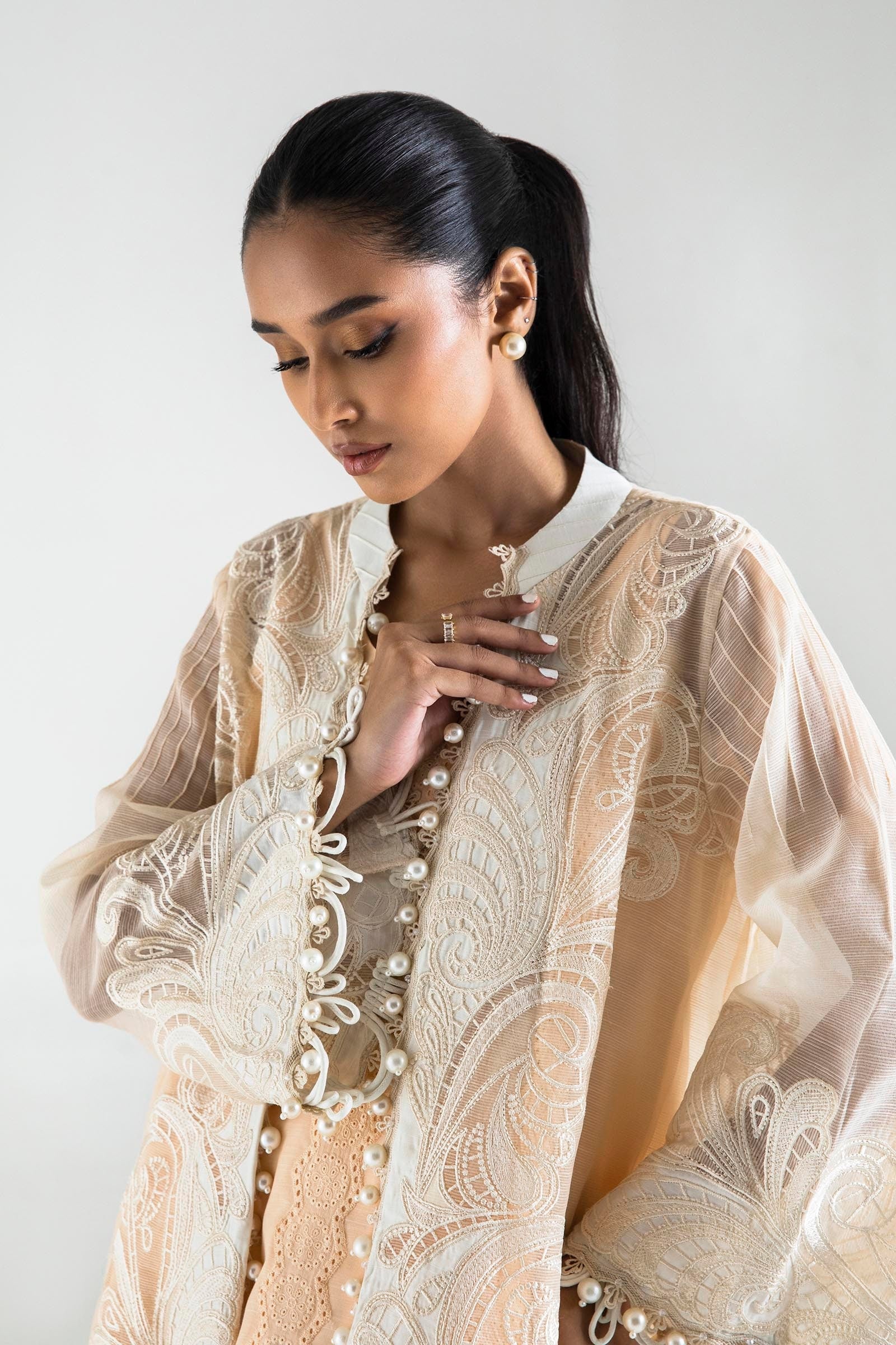 Sana Safinaz | Luxury Pret | SS24FOR234P2T - Official Sana Safinaz stockist in UK - Sakeena London