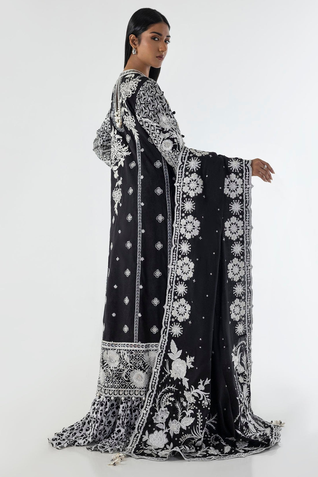 Sana Safinaz | Luxury Pret | SS24FOR263P3 - Official Sana Safinaz stockist in UK - Sakeena London
