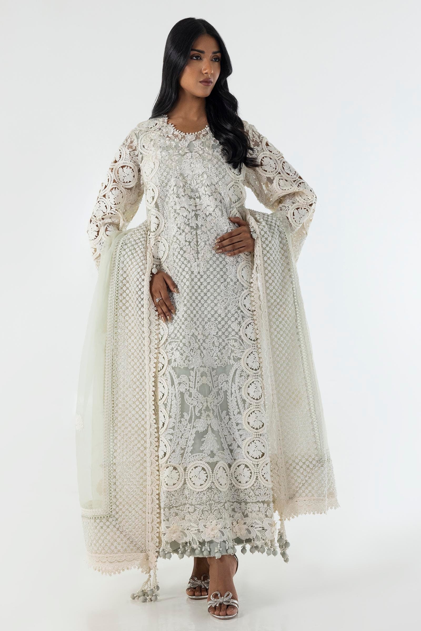 Sana Safinaz | Luxury Pret | SS24FOR265P3 - Official Sana Safinaz stockist in UK - Sakeena London