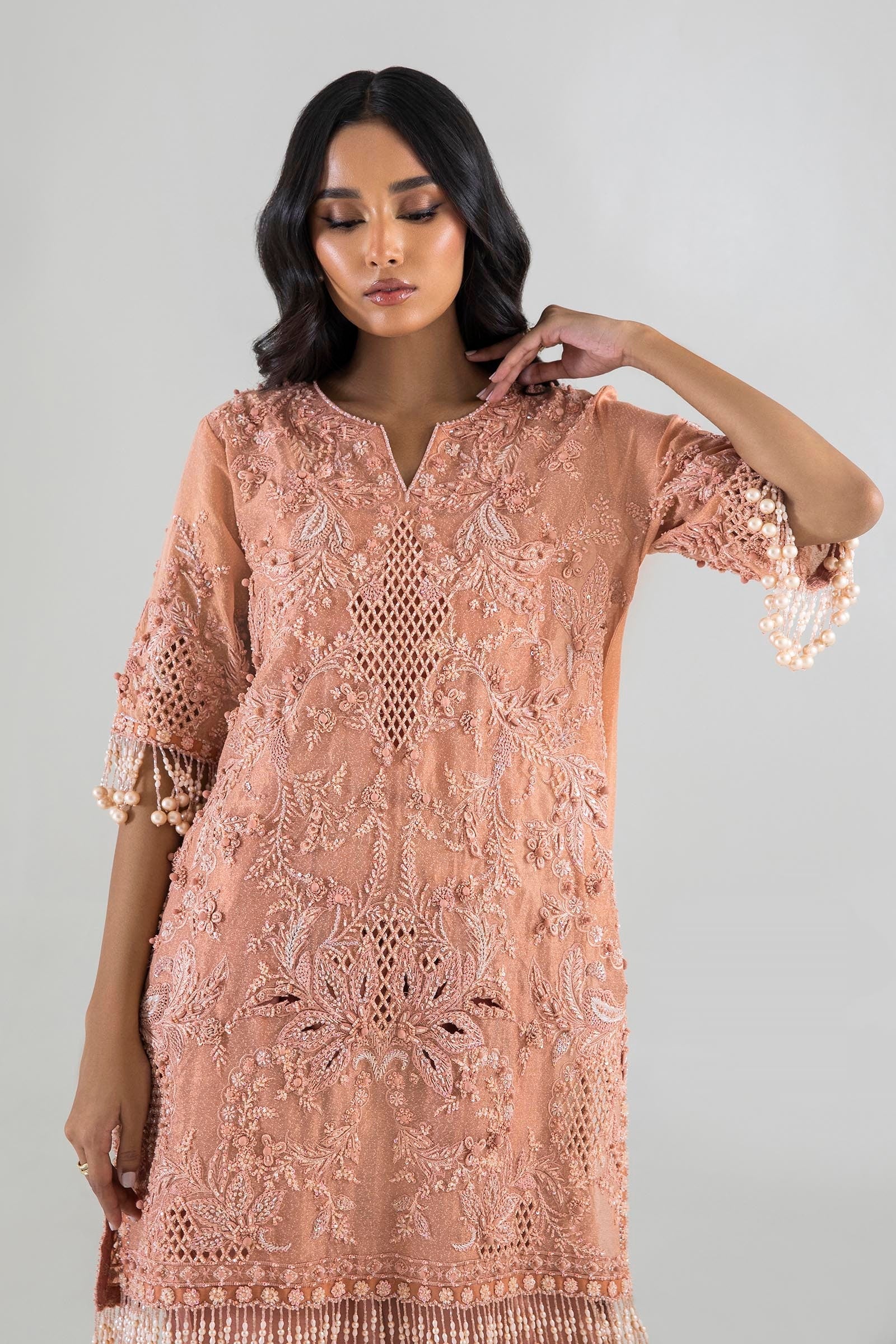 Sana Safinaz | Luxury Pret | SS24FOR220P2T - Official Sana Safinaz stockist in UK - Sakeena London