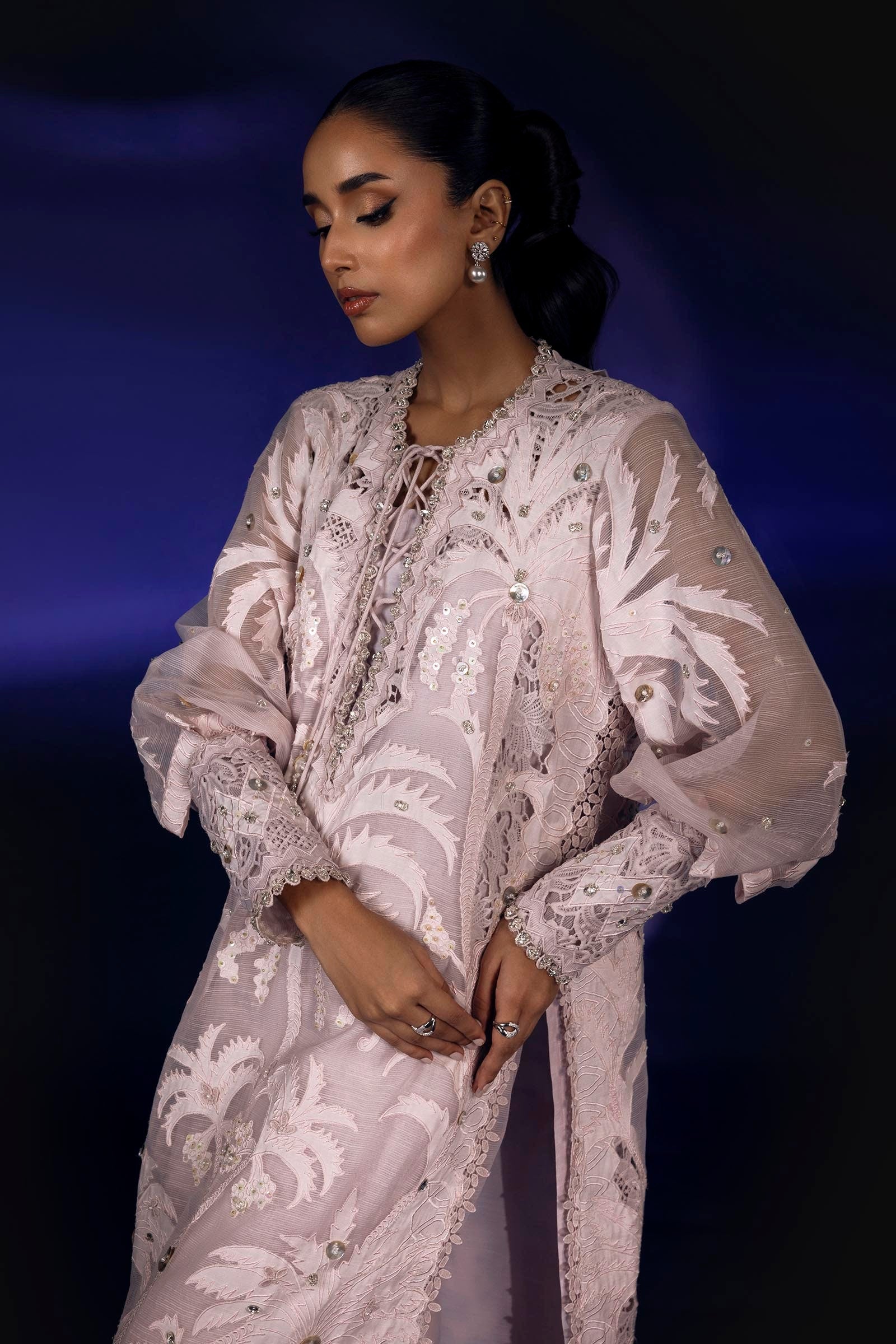 Sana Safinaz | Luxury Pret | SS24FOR266P2T - Official Sana Safinaz stockist in UK - Sakeena London