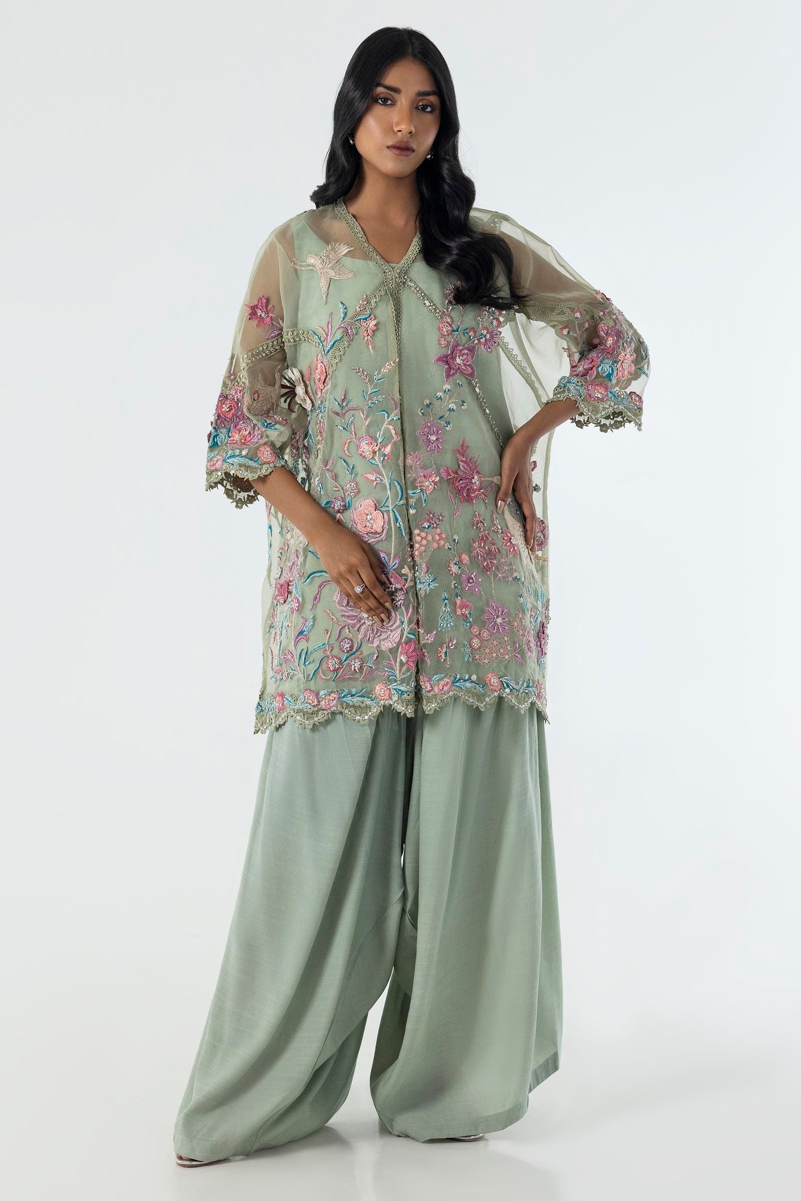 Sana Safinaz | Luxury Pret | SS24FOR271P2T - Official Sana Safinaz stockist in UK - Sakeena London