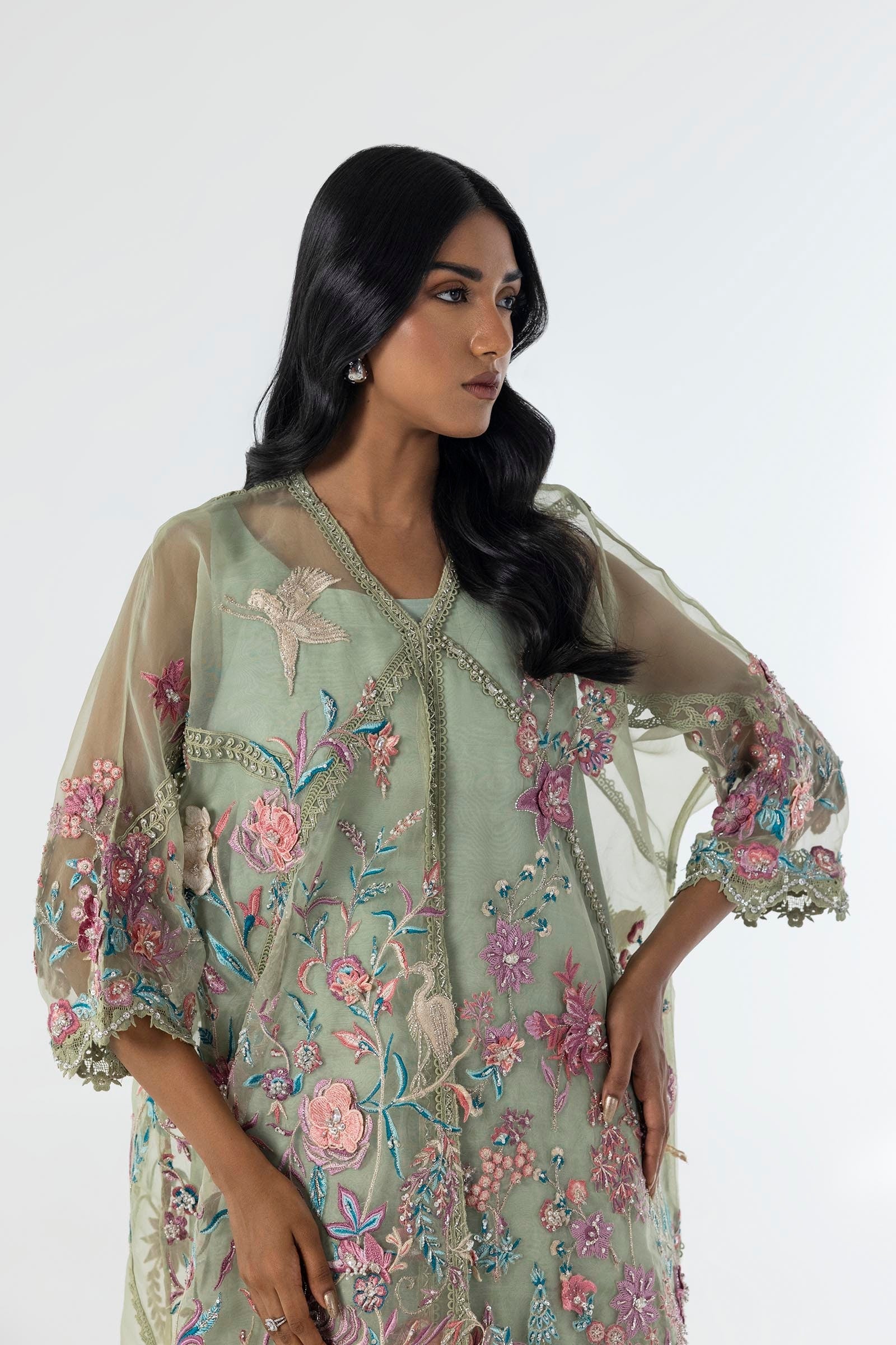Sana Safinaz | Luxury Pret | SS24FOR271P2T - Official Sana Safinaz stockist in UK - Sakeena London