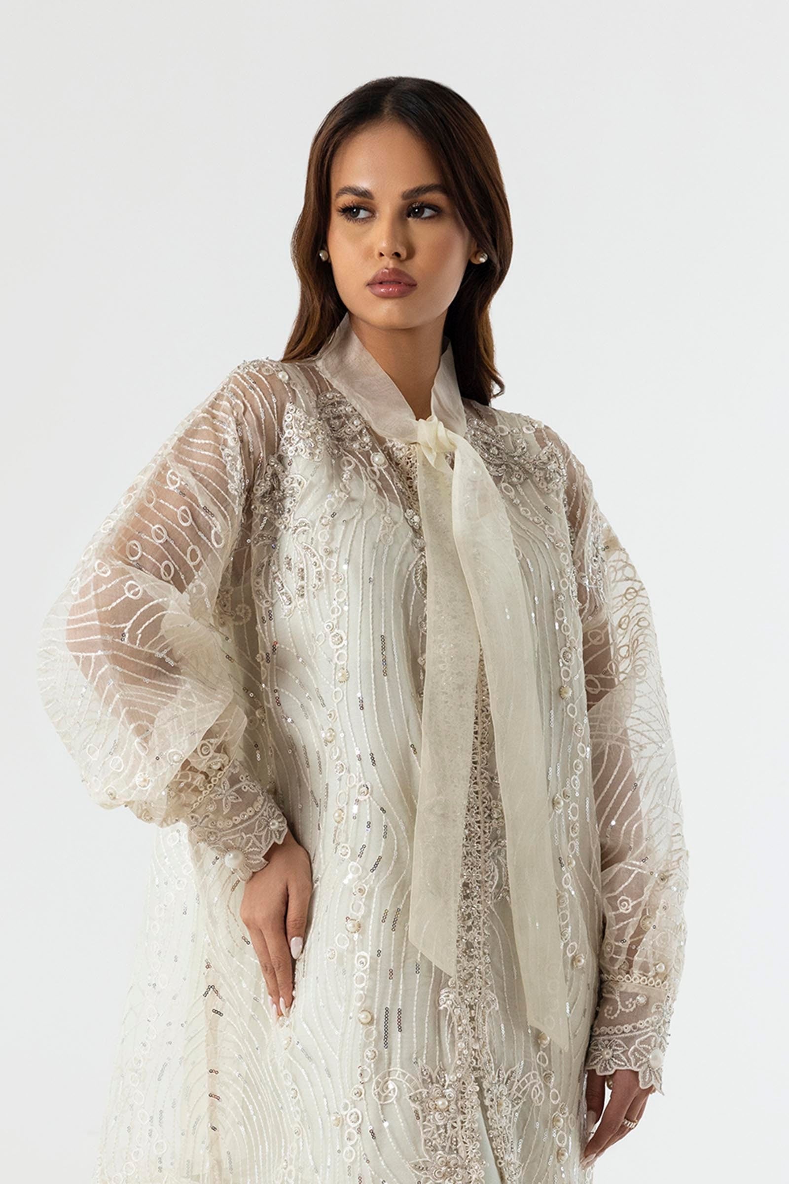 Sana Safinaz | Luxury Pret | SS24FOR273P2T - Official Sana Safinaz stockist in UK - Sakeena London