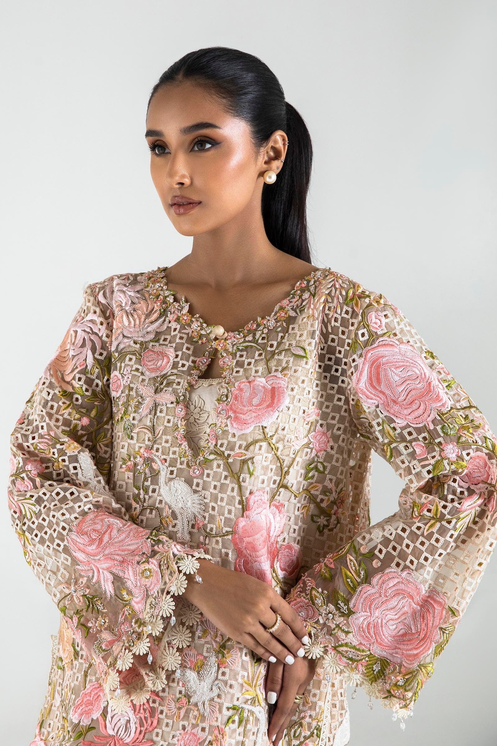 Sana Safinaz | Luxury Pret | SS24FOR223P2T - Official Sana Safinaz stockist in UK - Sakeena London