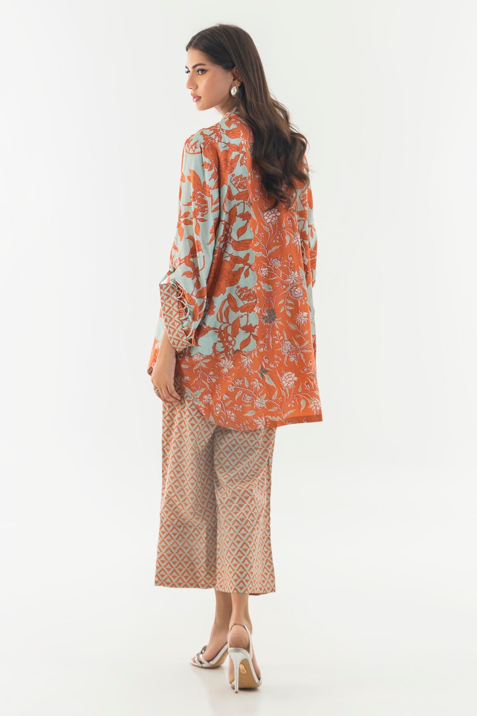 Sana Safinaz | Luxury Pret | SS24FOR228P2T - Official Sana Safinaz stockist in UK - Sakeena London