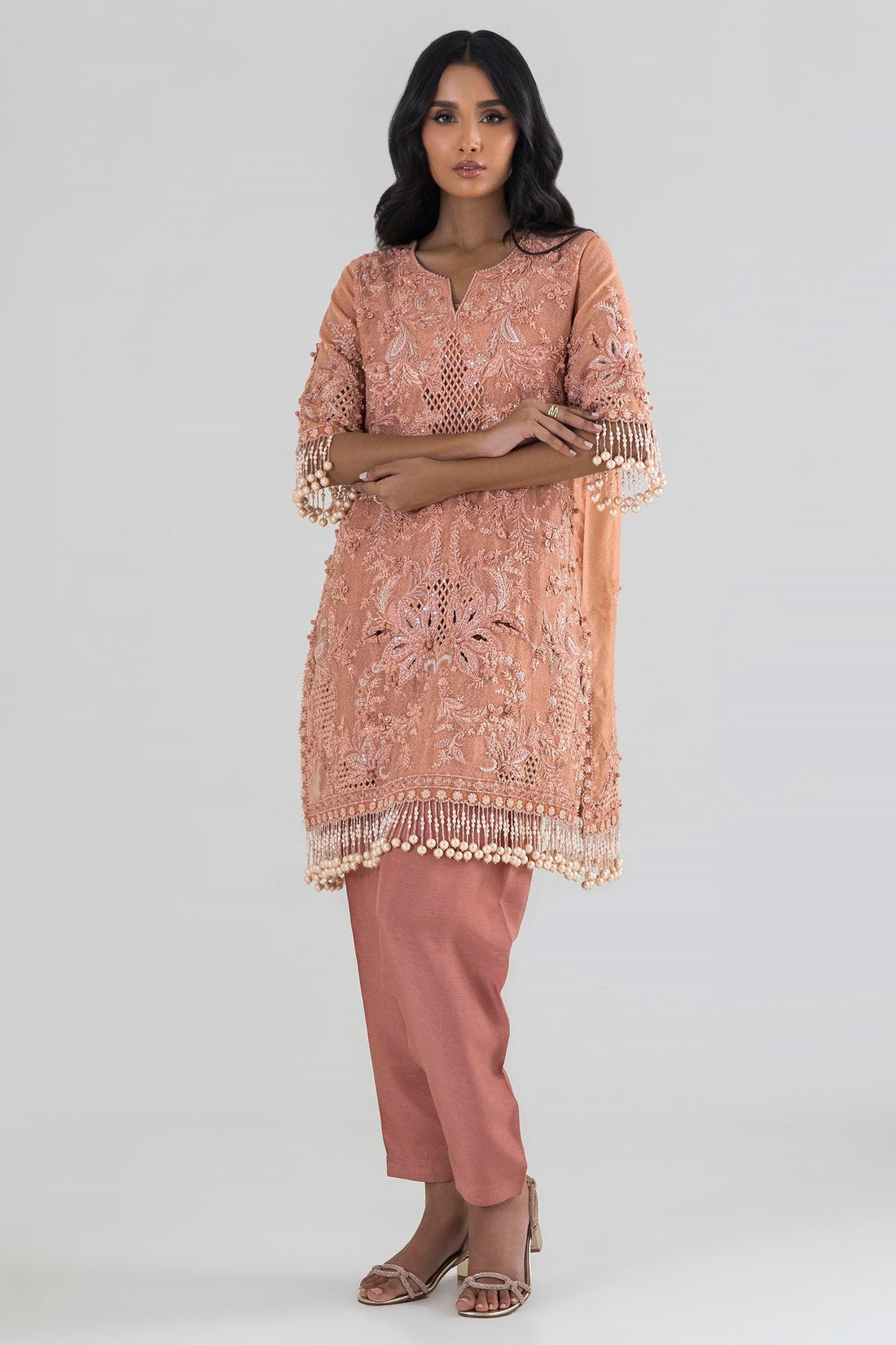 Sana Safinaz | Luxury Pret | SS24FOR220P2T - Official Sana Safinaz stockist in UK - Sakeena London