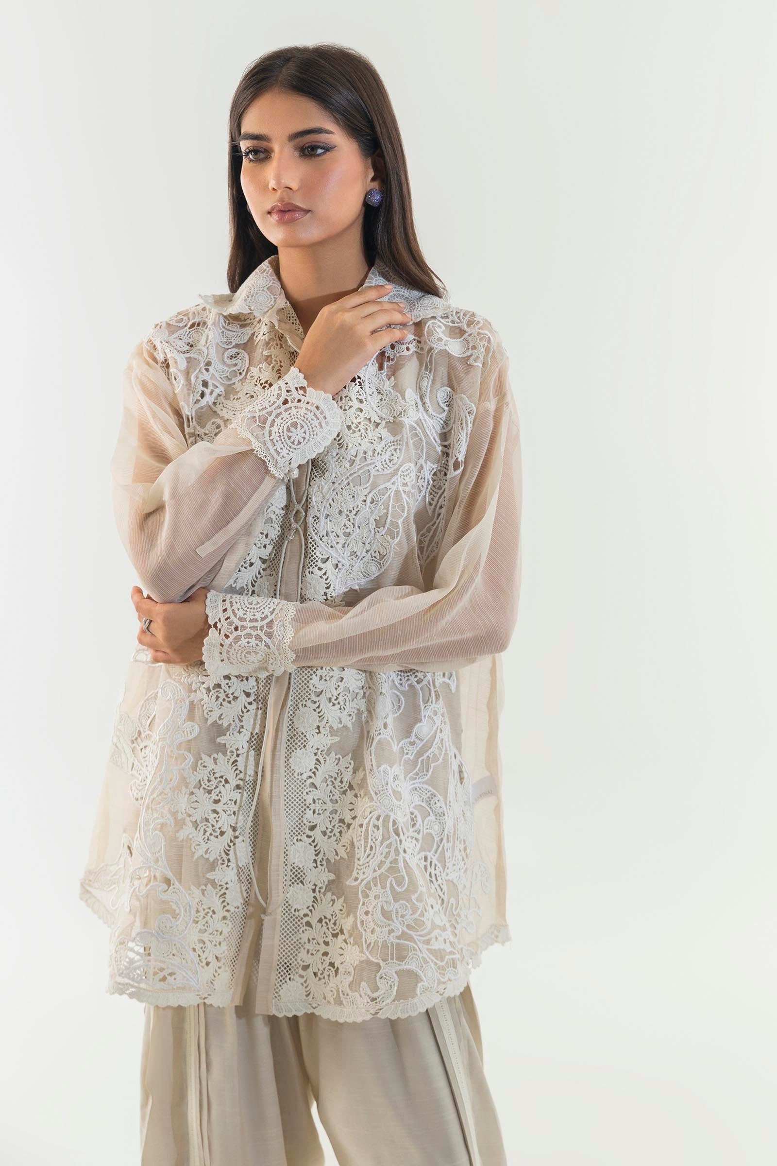 Sana Safinaz | Luxury Pret | SS24FOR242P2T - Official Sana Safinaz stockist in UK - Sakeena London