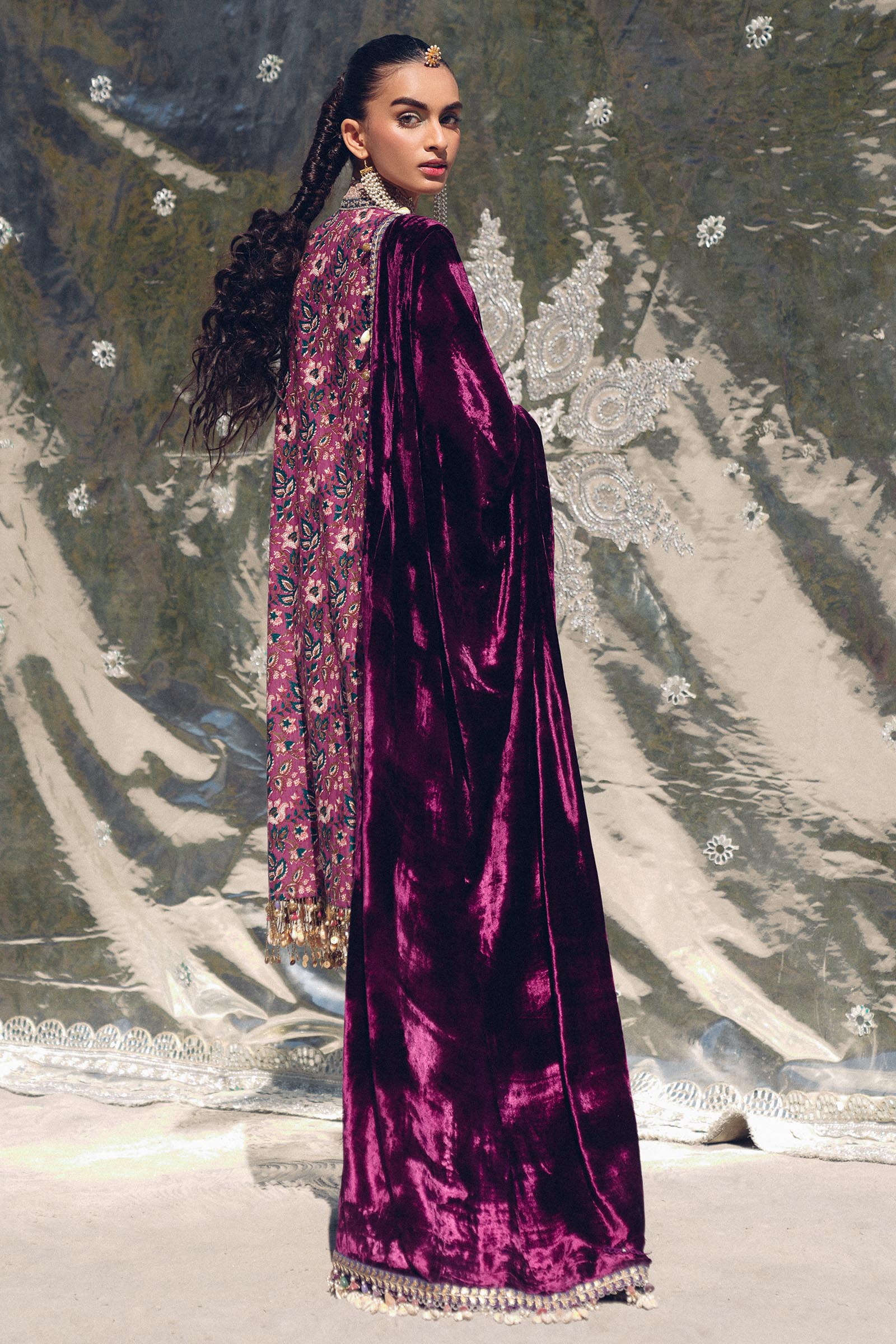 Sana Safinaz | Winter Shawl 24 | S241-006A-3CP - Official Sana Safinaz stockist in UK - Sakeena London