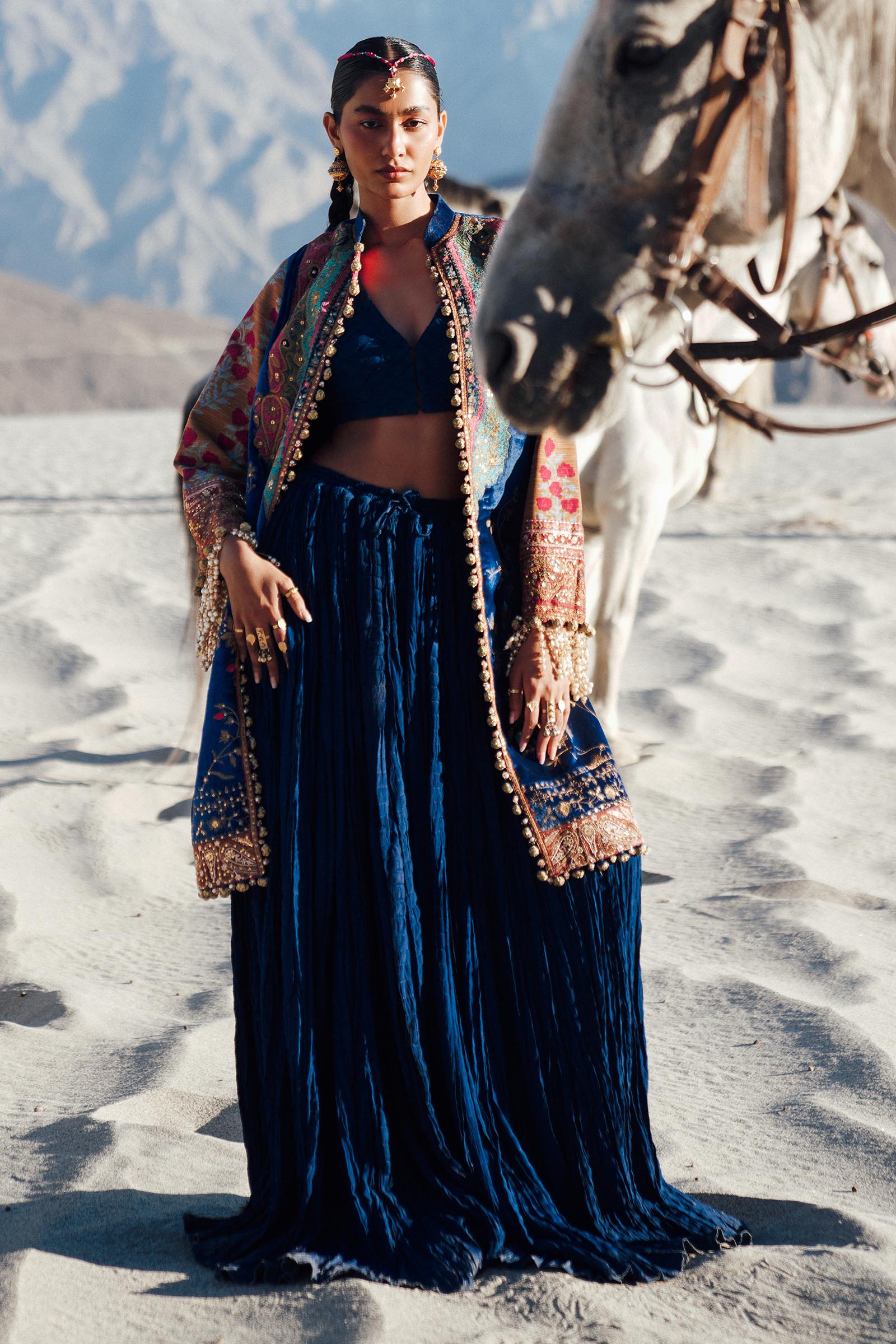 Sana Safinaz | Winter Shawl 24 | V241-001-3CP - Official Sana Safinaz stockist in UK - Sakeena London