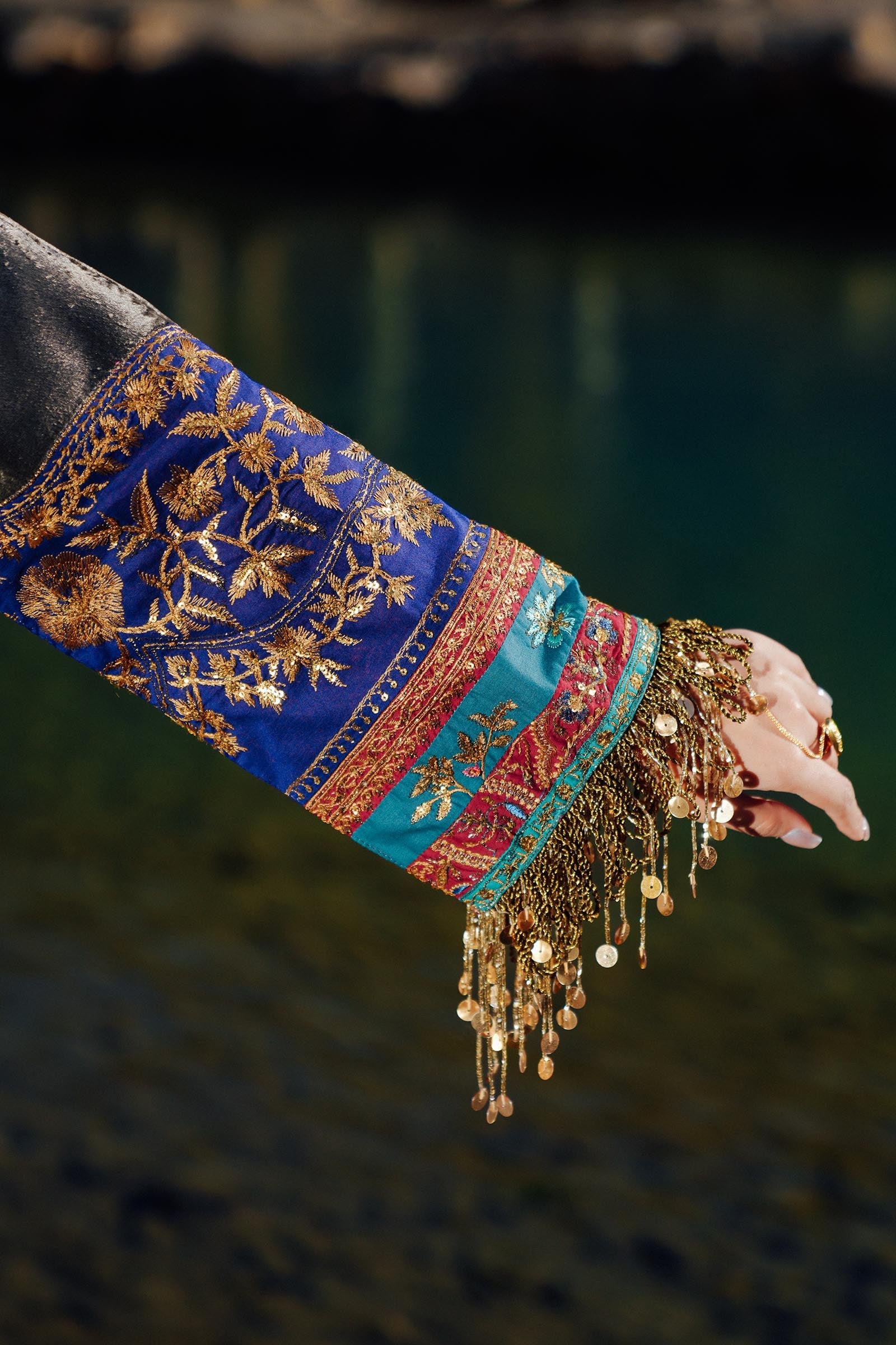 Sana Safinaz | Winter Shawl 24 | V241-004-3CP - Official Sana Safinaz stockist in UK - Sakeena London