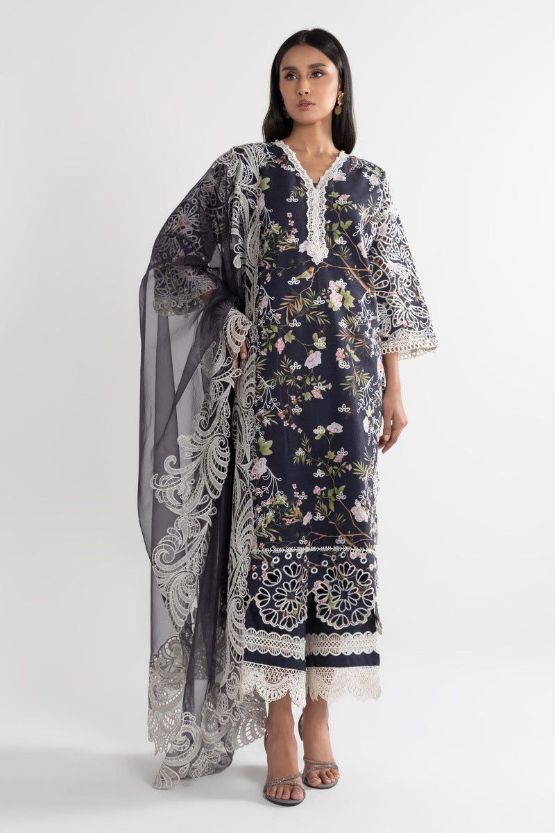 Sana Safinaz | Luxury Pret | FW23FOR130P3 - Official Sana Safinaz stockist in UK - Sakeena London