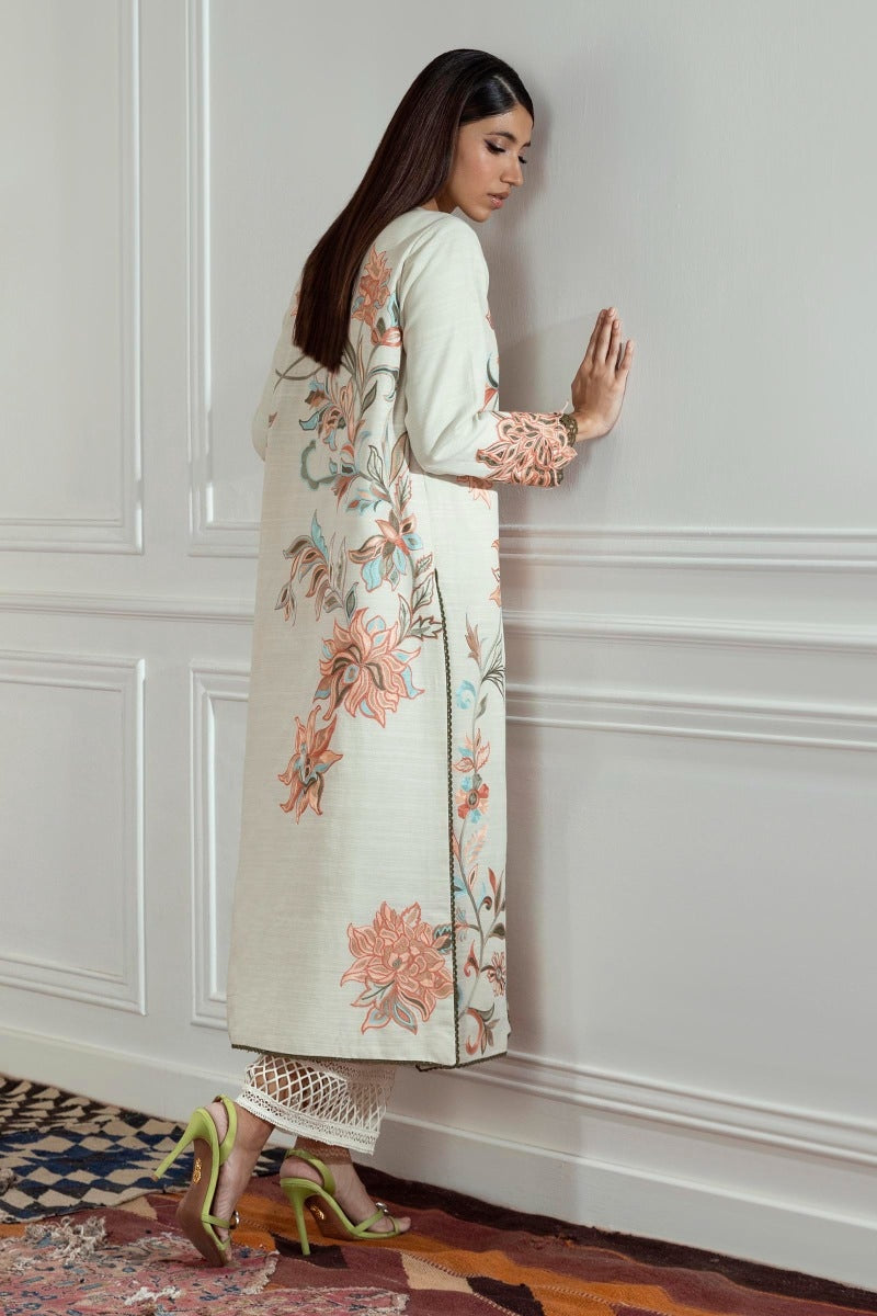 Sana Safinaz | Luxury Pret | FW23FOR132 - Official Sana Safinaz stockist in UK - Sakeena London