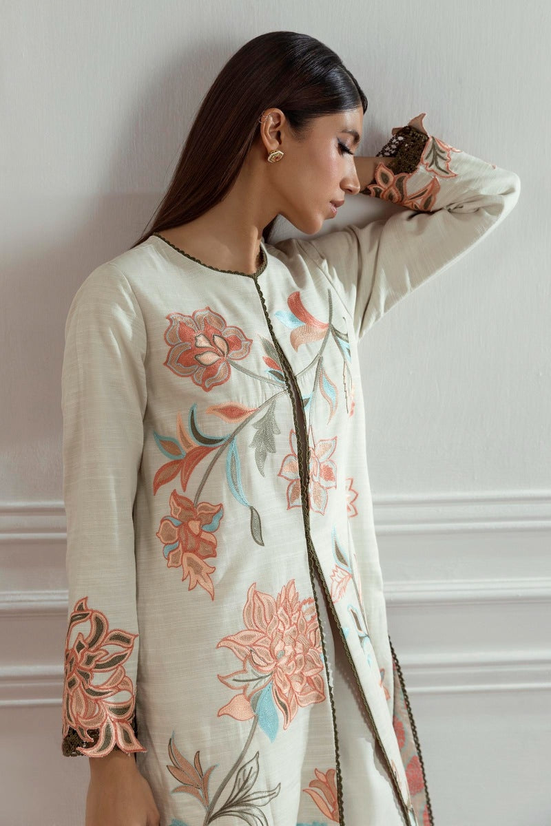 Sana Safinaz | Luxury Pret | FW23FOR132 - Official Sana Safinaz stockist in UK - Sakeena London