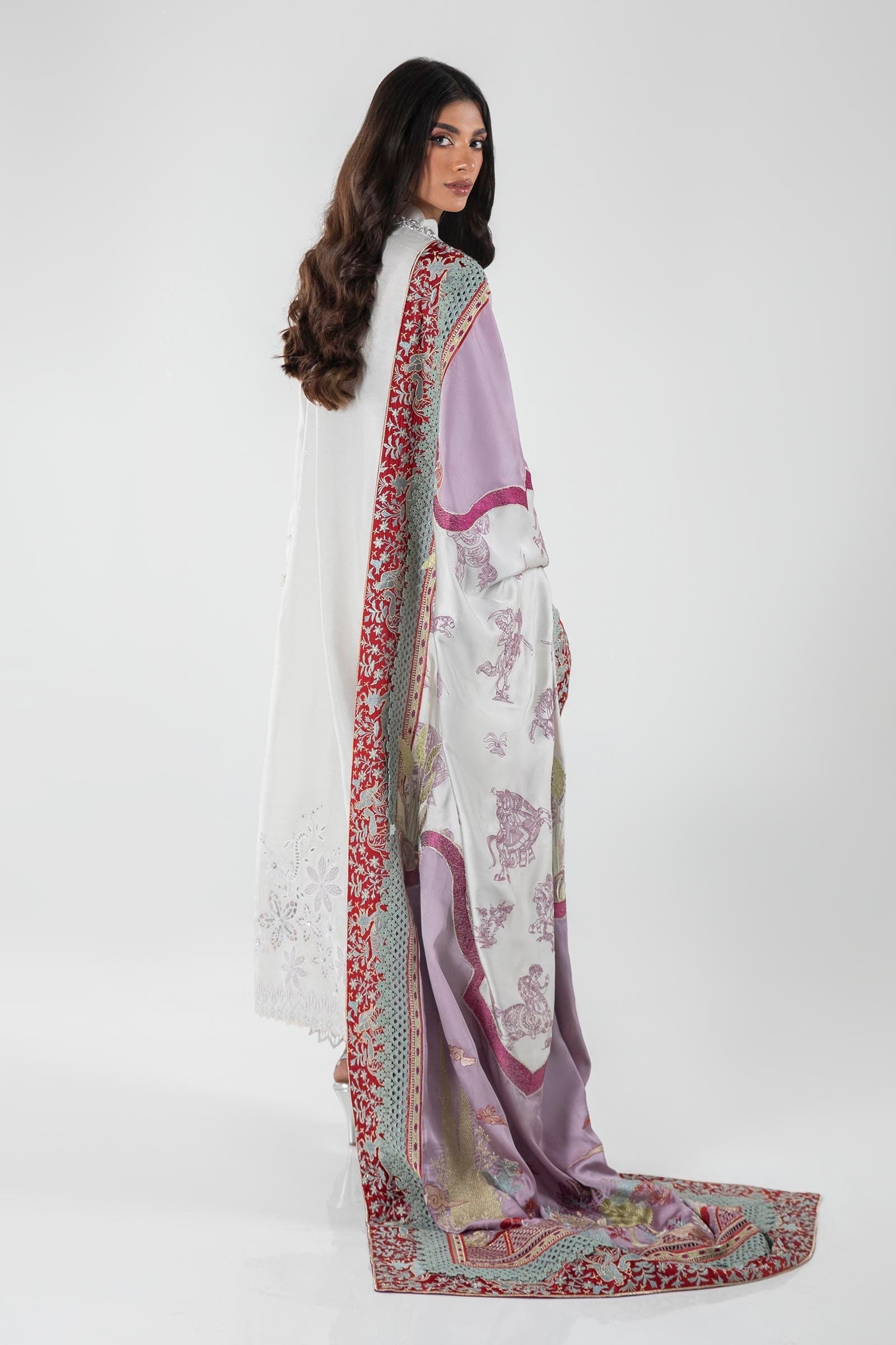 Sana Safinaz | Luxury Pret | FW23FOR156P3 - Official Sana Safinaz stockist in UK - Sakeena London