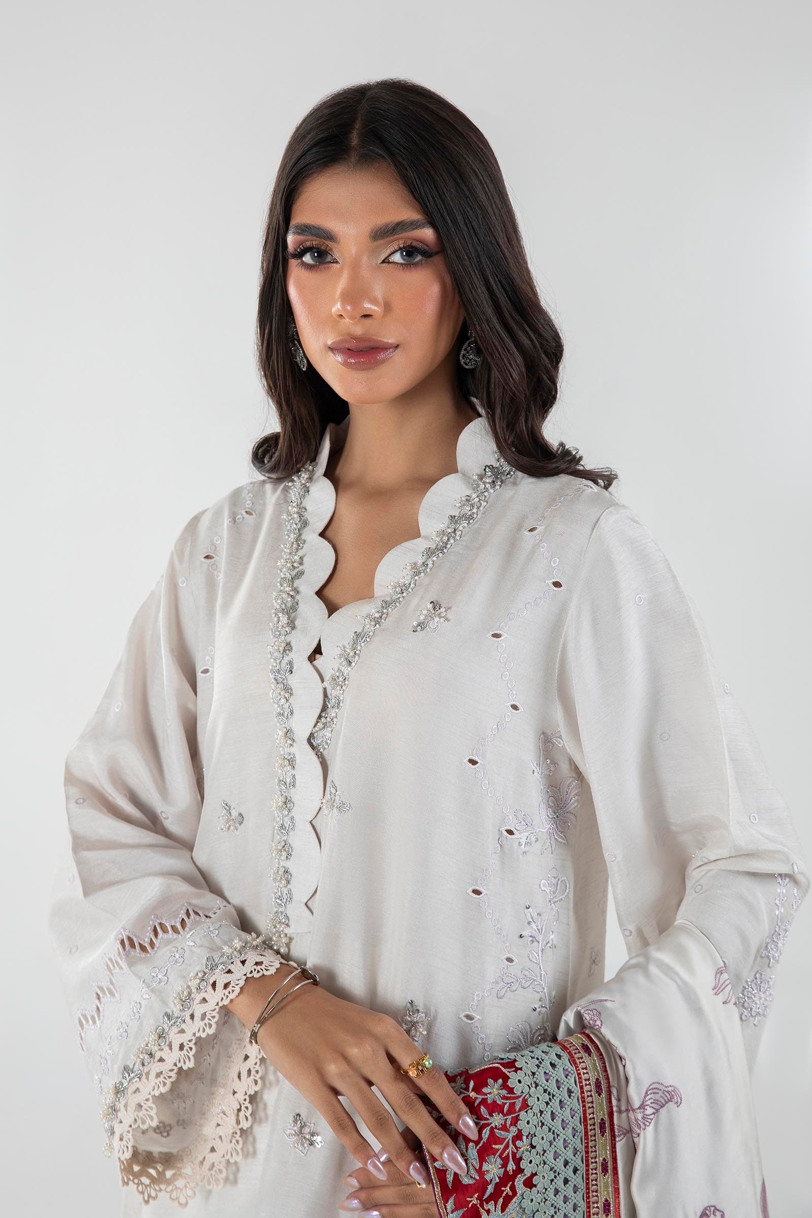 Sana Safinaz | Luxury Pret | FW23FOR156P3 - Official Sana Safinaz stockist in UK - Sakeena London