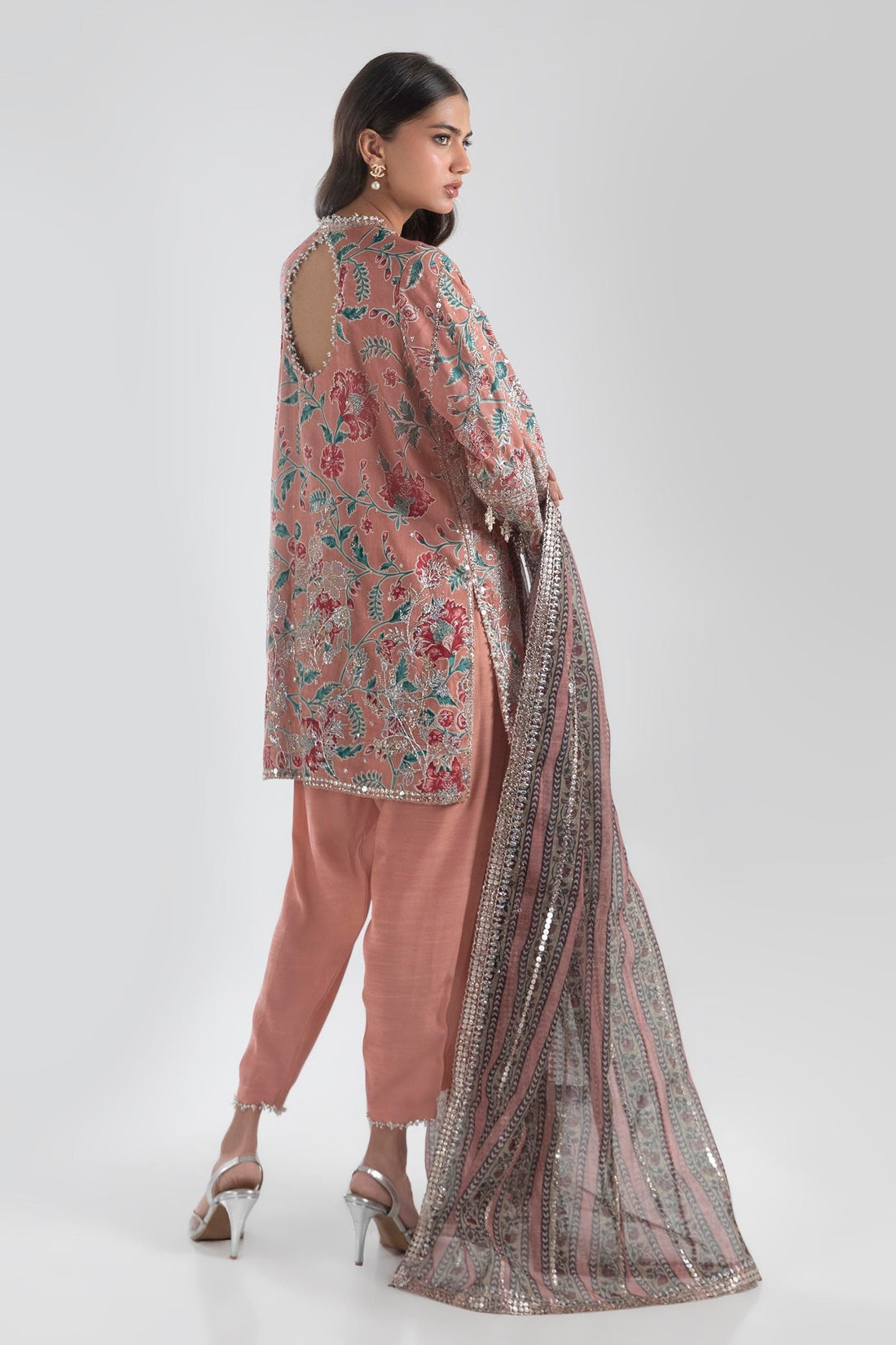 Sana Safinaz | Luxury Pret | SS24FOR186P3 - Official Sana Safinaz stockist in UK - Sakeena London