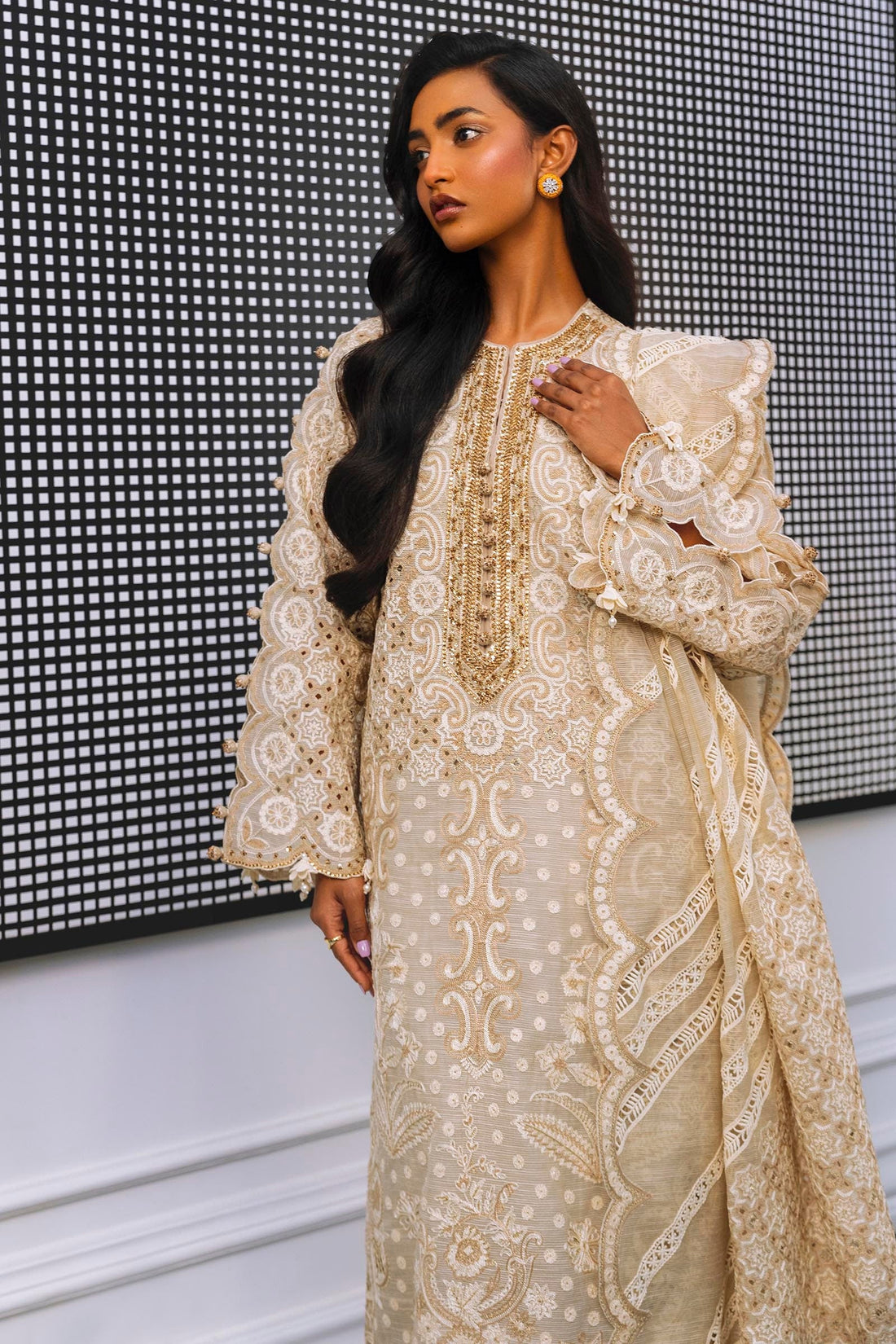 Sana Safinaz | Luxury Pret | SS24FOR202P3 - Official Sana Safinaz stockist in UK - Sakeena London