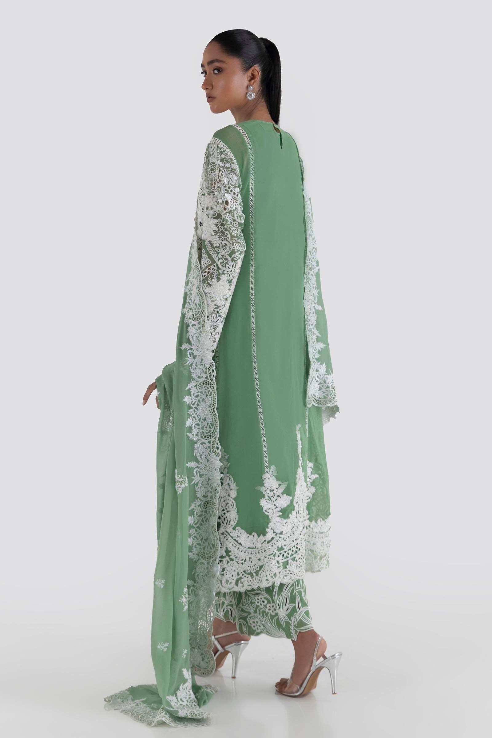 Sana Safinaz | Luxury Pret | SS24FOR206P3 - Official Sana Safinaz stockist in UK - Sakeena London