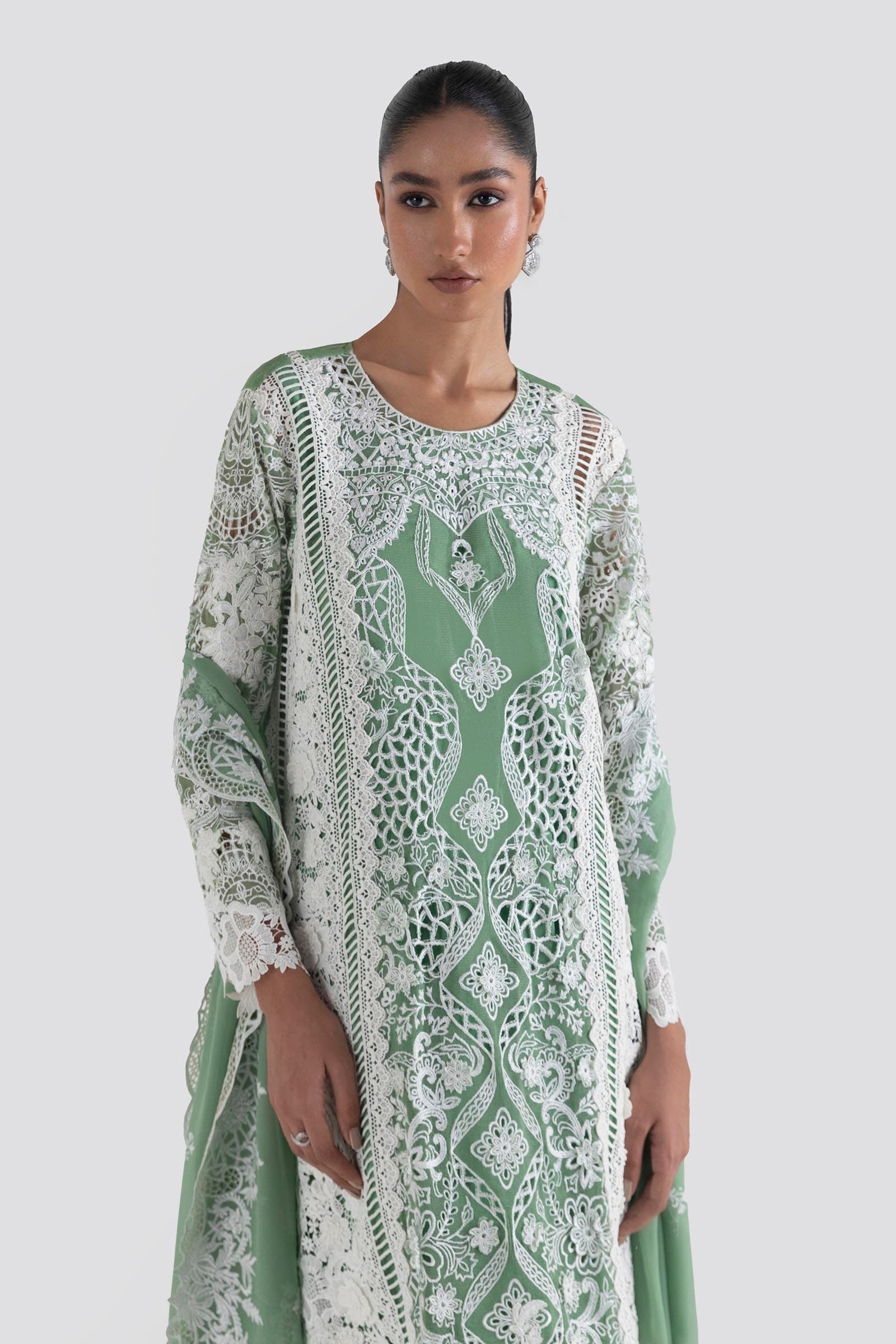 Sana Safinaz | Luxury Pret | SS24FOR206P3 - Official Sana Safinaz stockist in UK - Sakeena London