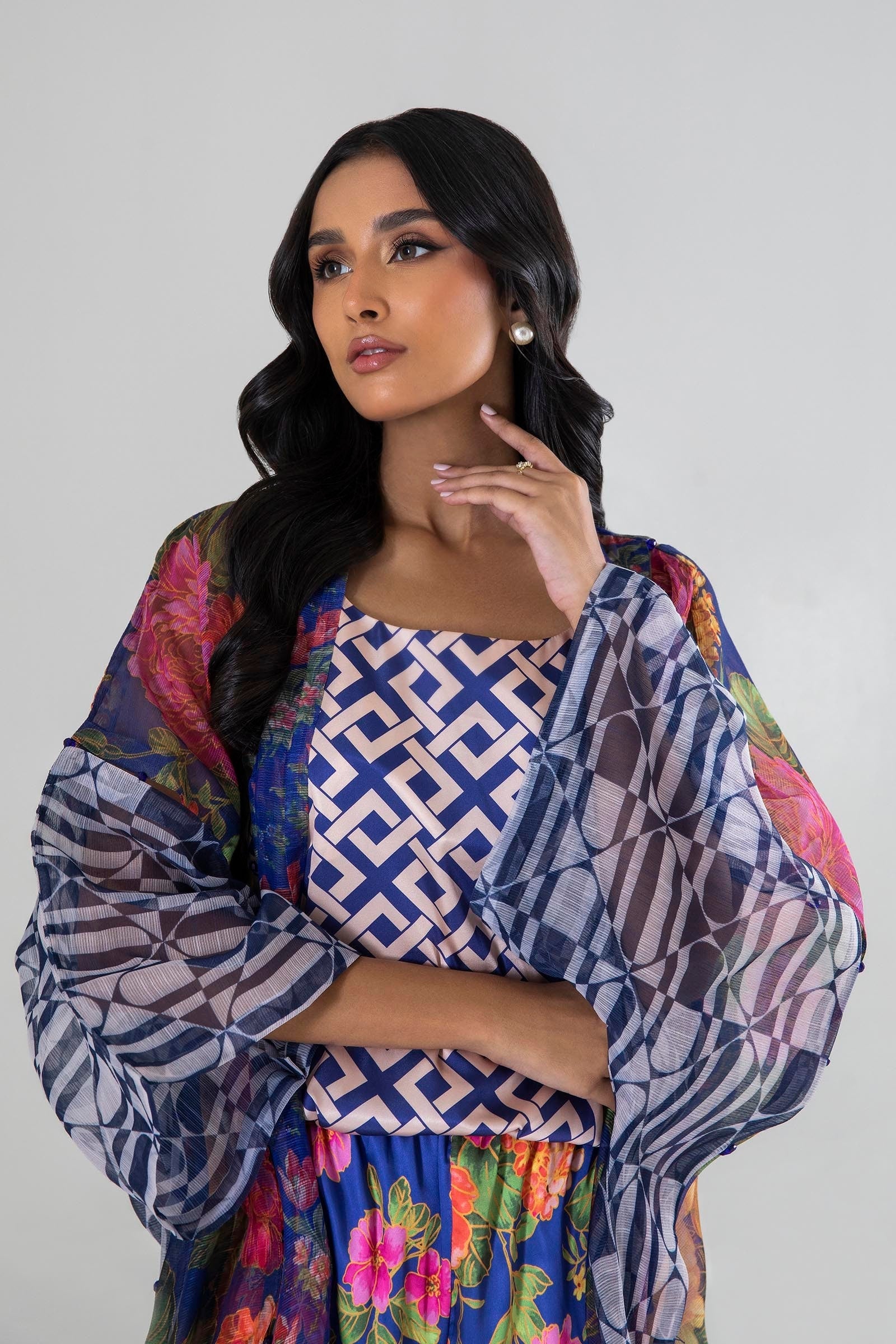 Sana Safinaz | Luxury Pret | SS24FOR213P2T - Official Sana Safinaz stockist in UK - Sakeena London