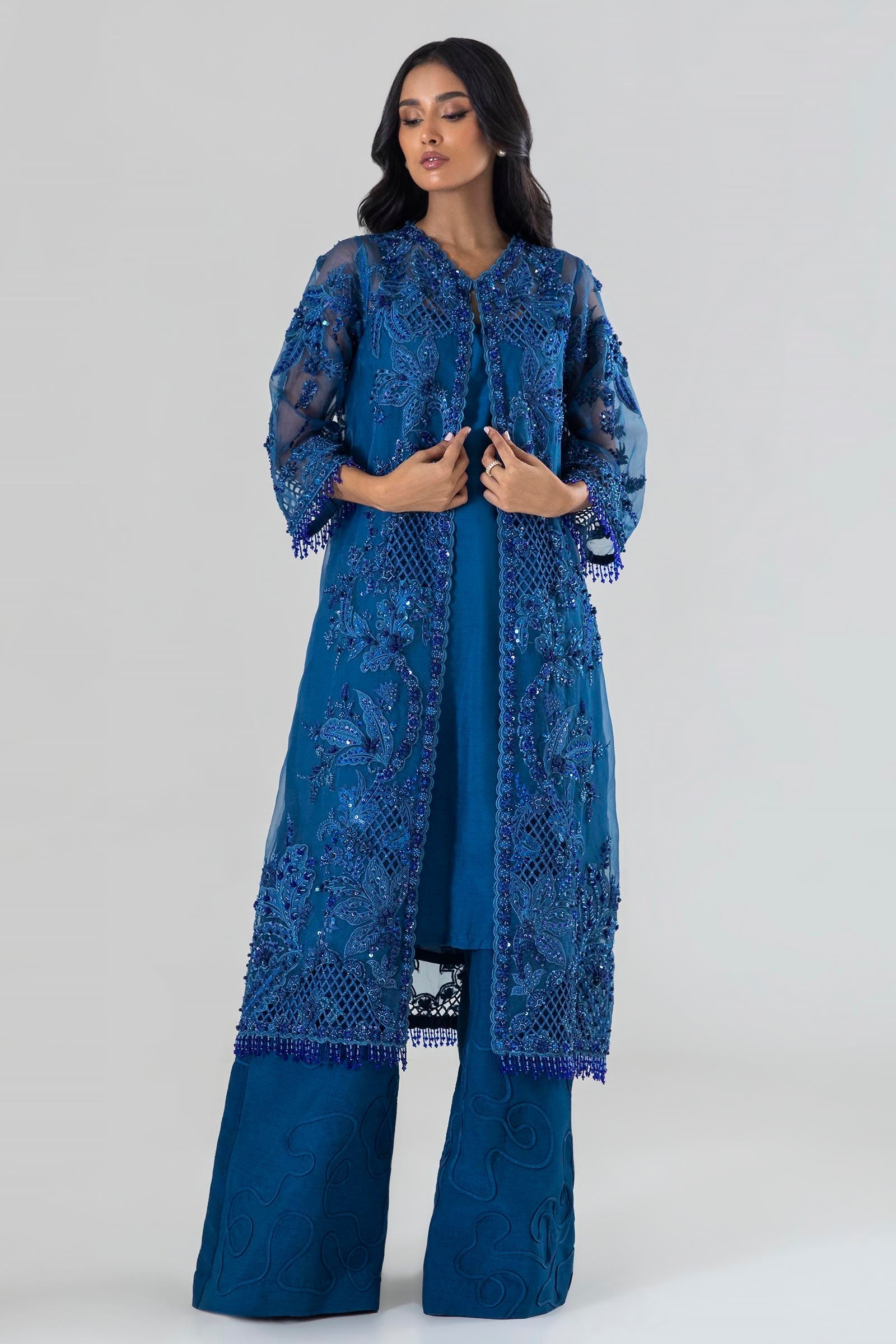 Sana Safinaz | Luxury Pret | SS24FOR218P2T - Official Sana Safinaz stockist in UK - Sakeena London