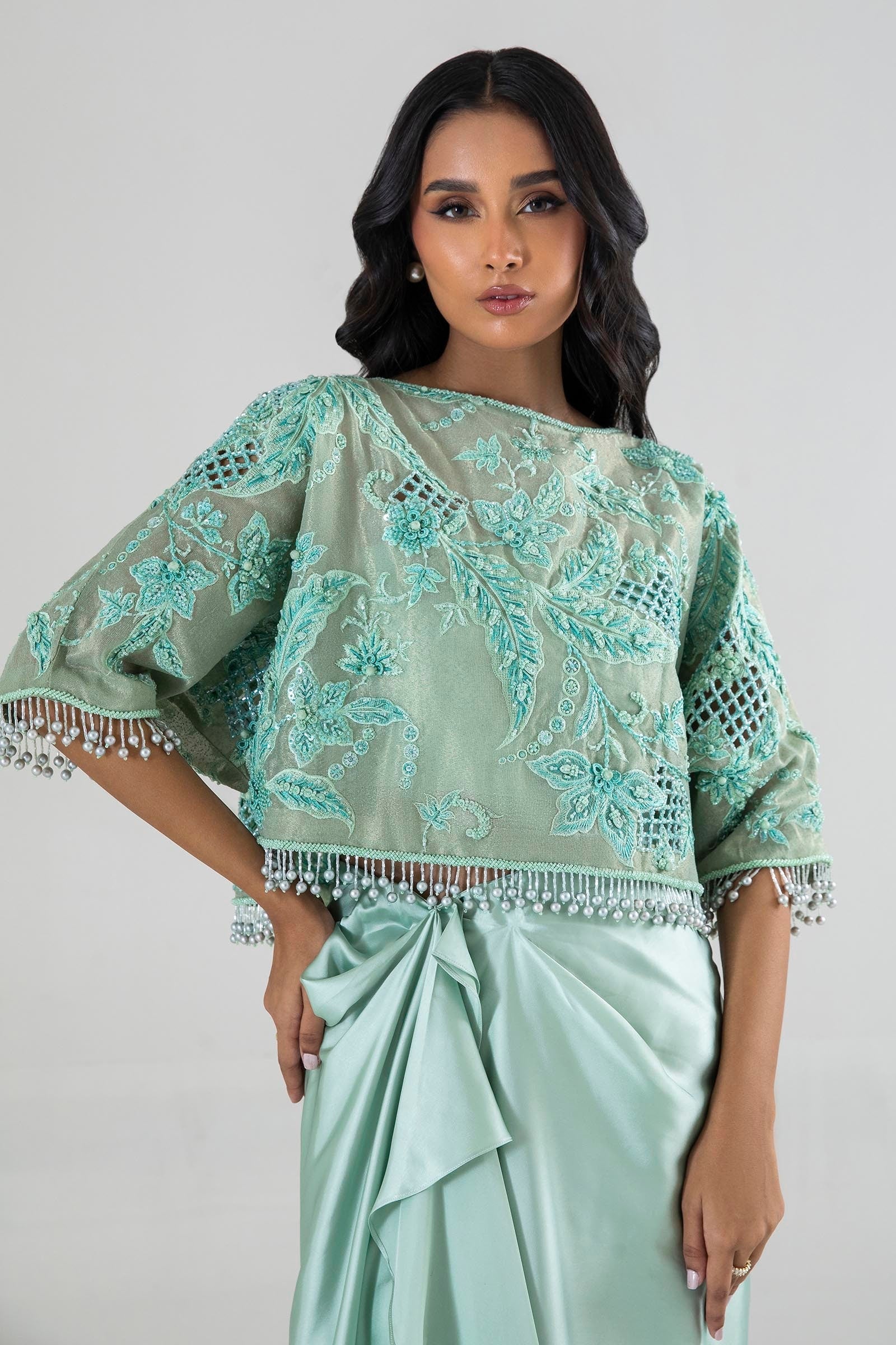 Sana Safinaz | Luxury Pret | SS24FOR219P2T - Official Sana Safinaz stockist in UK - Sakeena London