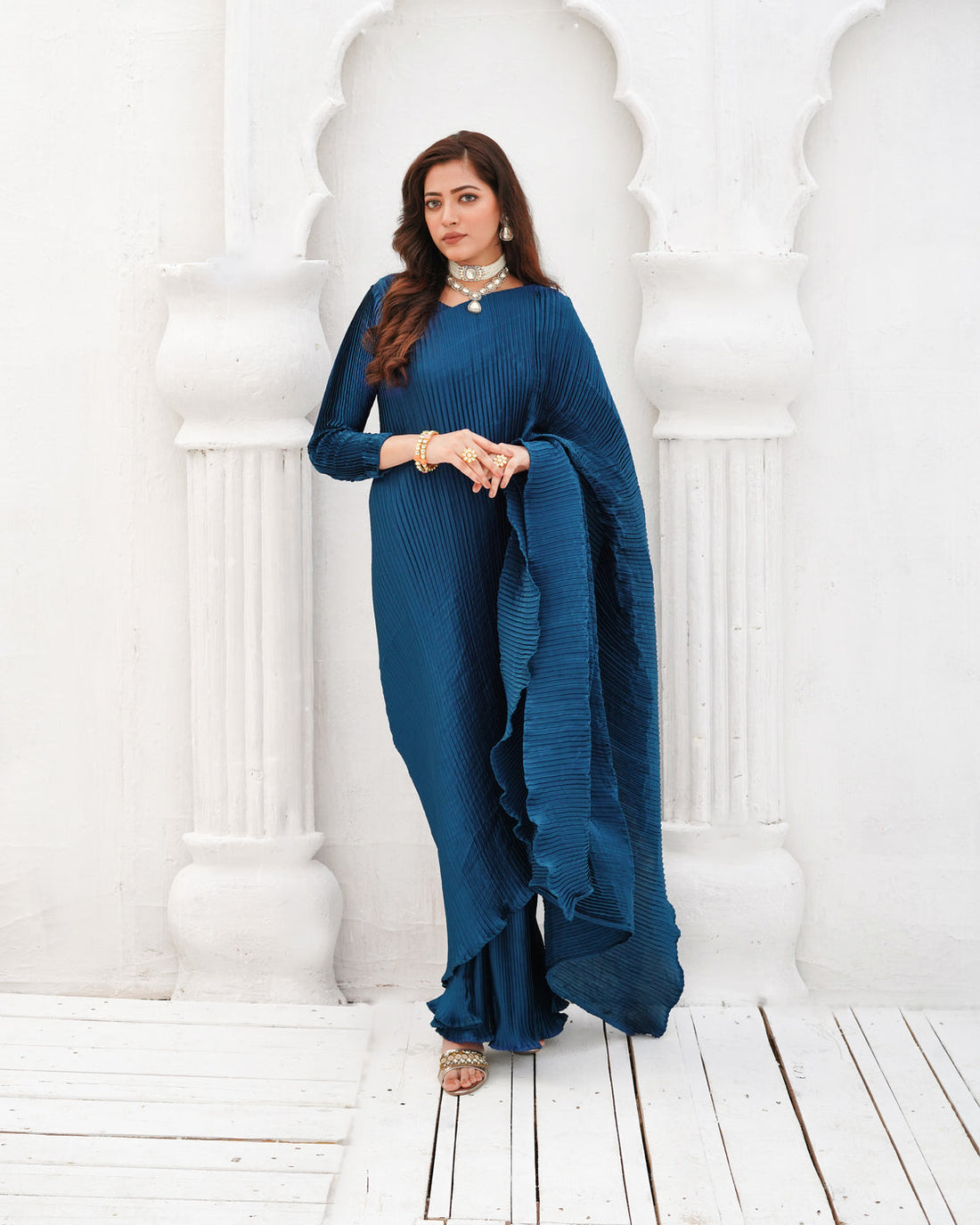 Zar | Formals Wear | Blue - Official Zar stockist in UK - Sakeena London