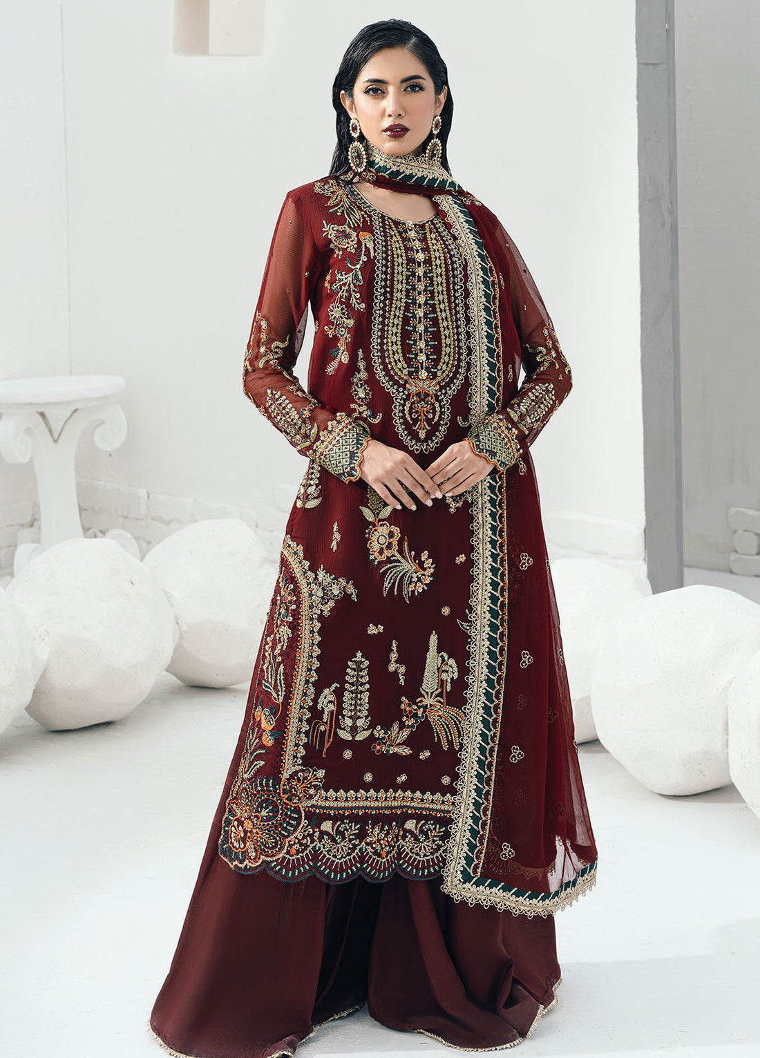 Sahane | Savoir Luxury Formals | CT-140002 Rouge - Savoir - Official Sahane stockist in UK - Sakeena London