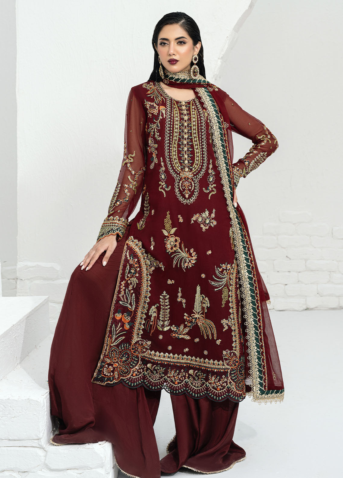 Sahane | Savoir Luxury Formals | CT-140002 Rouge - Savoir - Official Sahane stockist in UK - Sakeena London