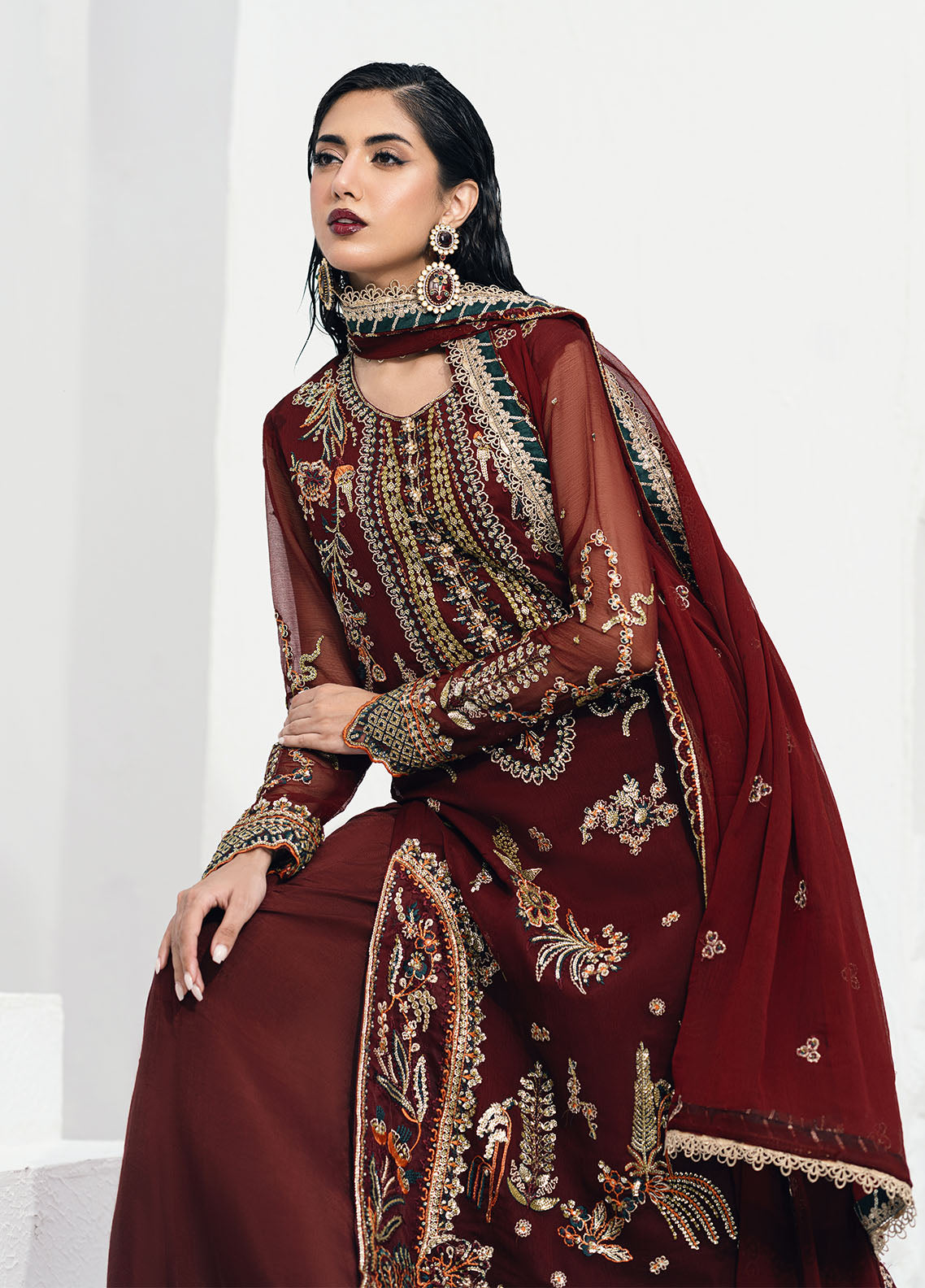 Sahane | Savoir Luxury Formals | CT-140002 Rouge - Savoir - Official Sahane stockist in UK - Sakeena London