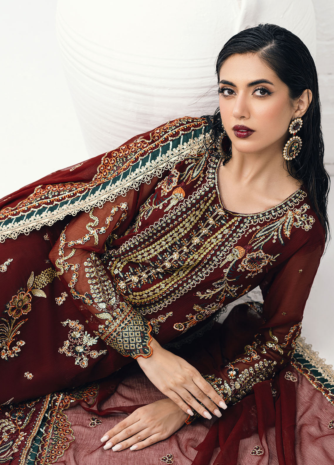 Sahane | Savoir Luxury Formals | CT-140002 Rouge - Savoir - Official Sahane stockist in UK - Sakeena London