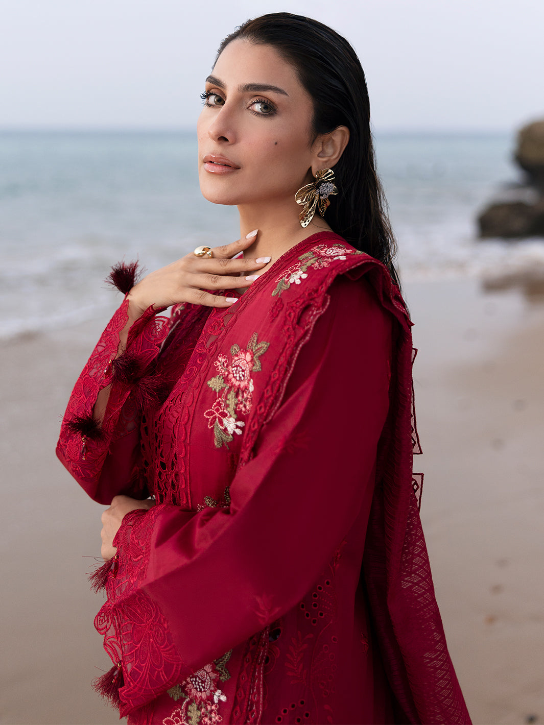 Mahnur | Sirena Luxury Lawn 25 | Scarlett - Official Mahnur stockist in UK - Sakeena London