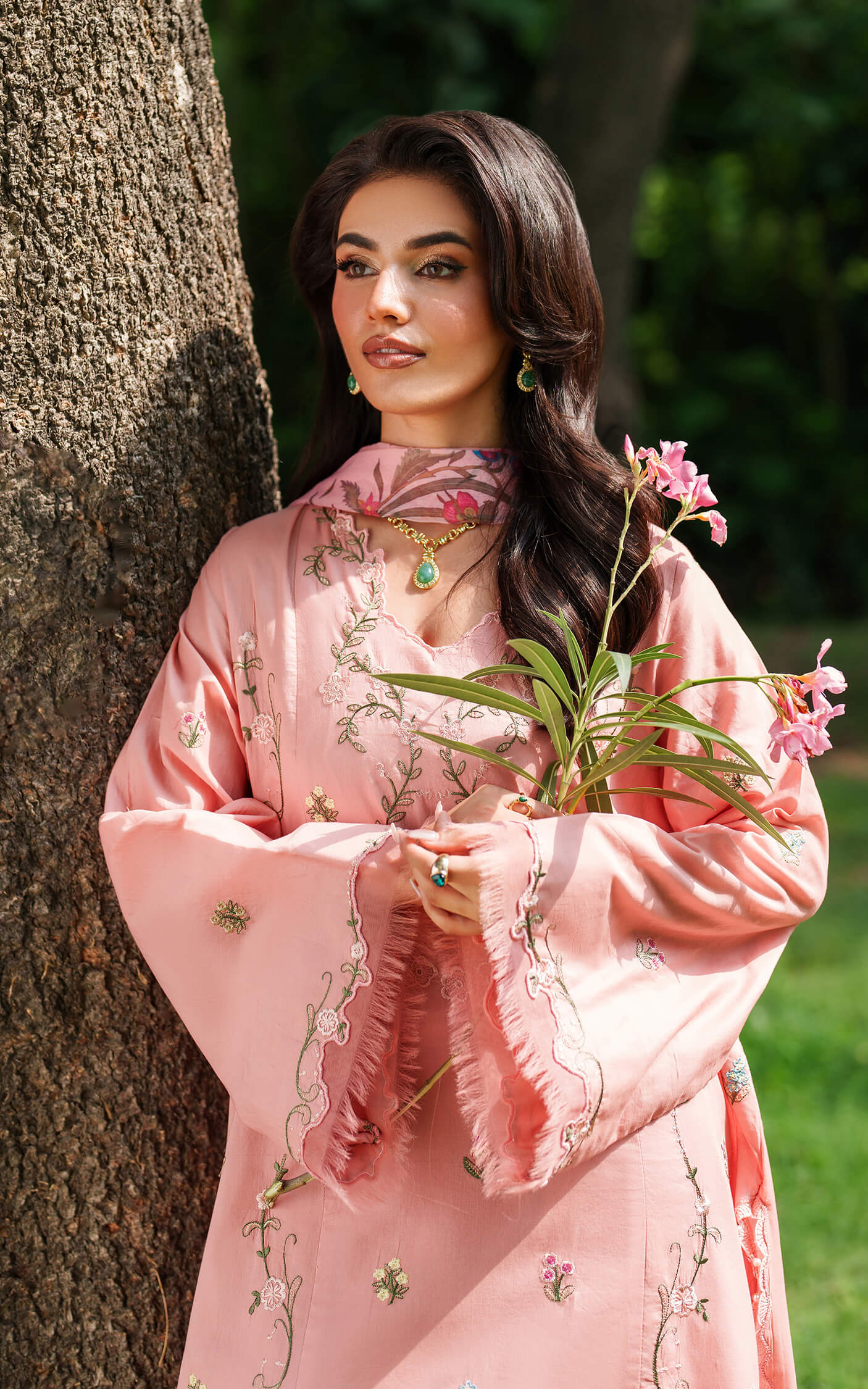 Asifa and Nabeel | Eden Cambric 25 | Serene Blush ECU25-01 - Official Asifa and Nabeel stockist in UK - Sakeena London